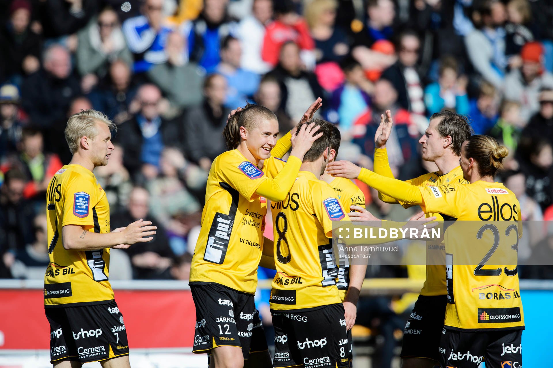 Elfsborgs spelare jublar