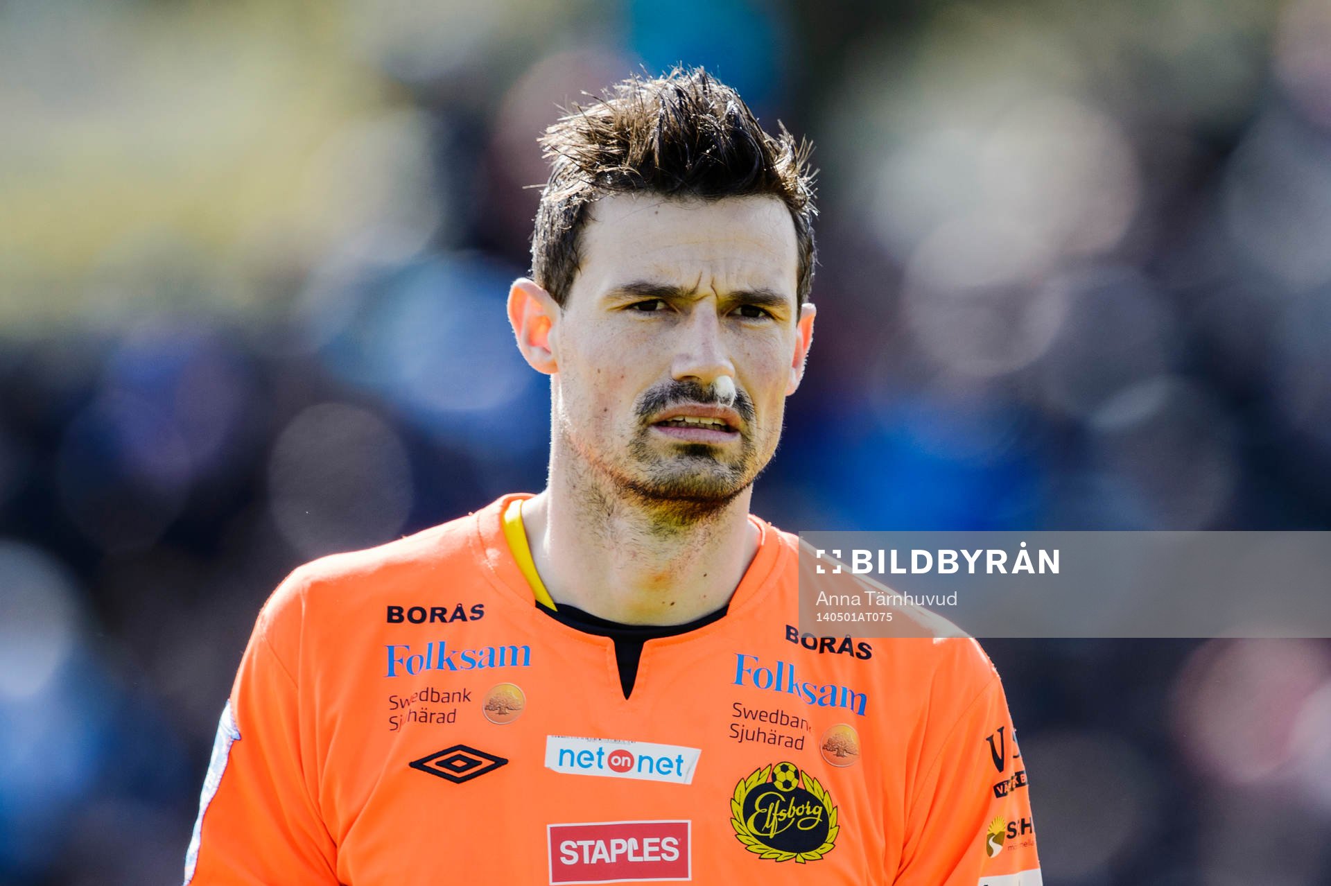 Porträtt på Elfsborgs målvakt Kevin Stuhr-Ellegaard
