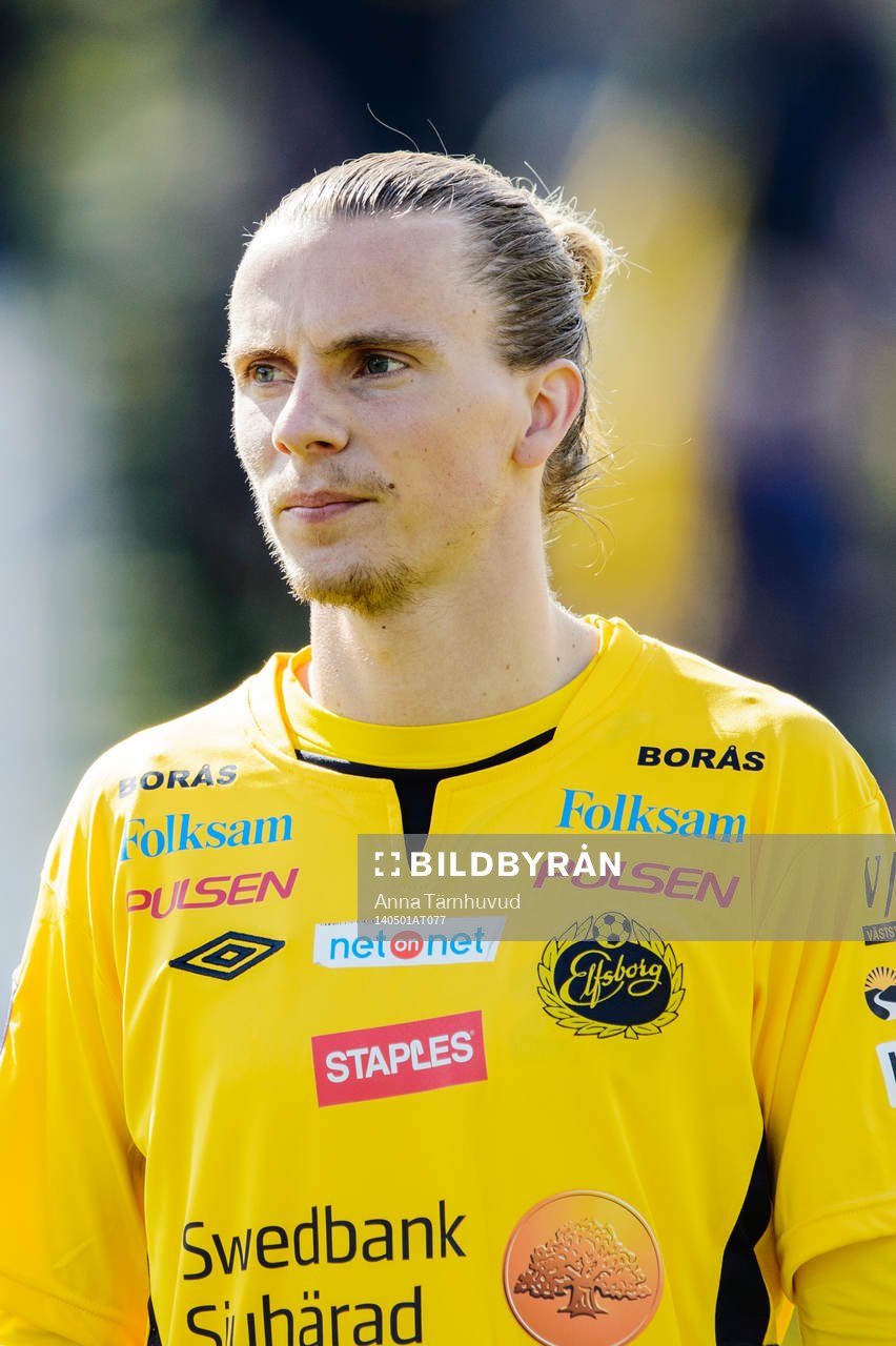 Porträtt på Elfsborgs Niklas Hult