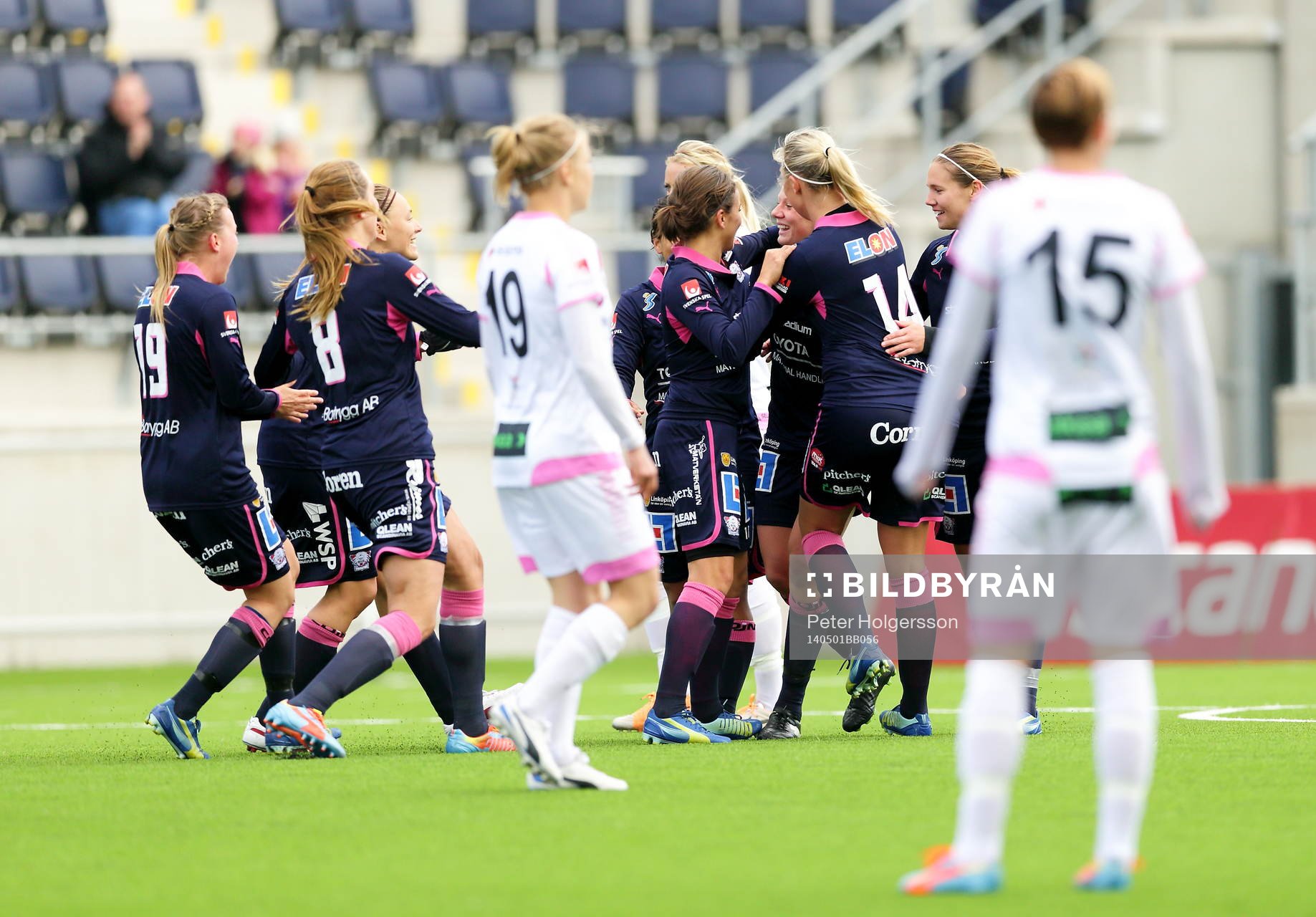 Rosengårds Therese Sjögran och Katrin Schmidtdeppar och