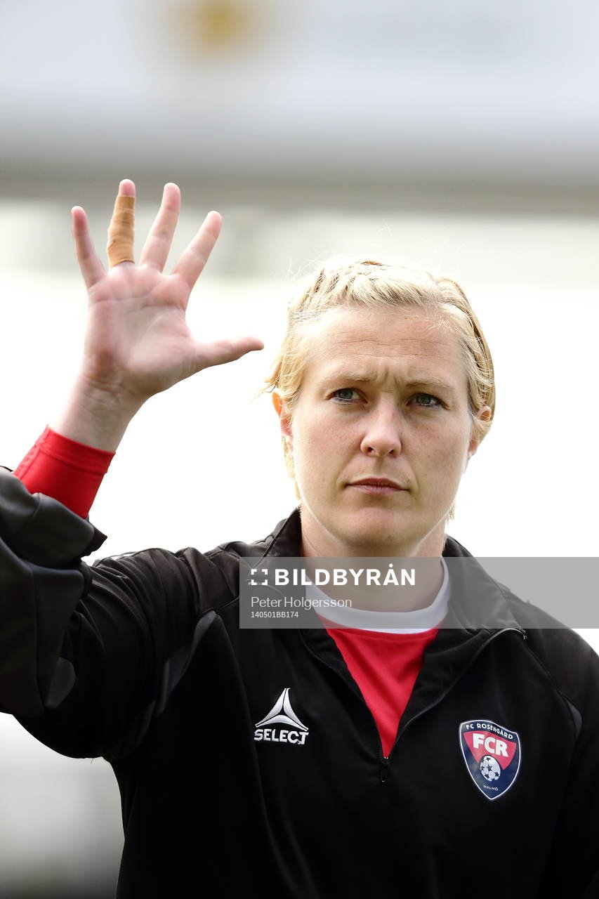 Rosengårds målvakt Thora Helgadottir