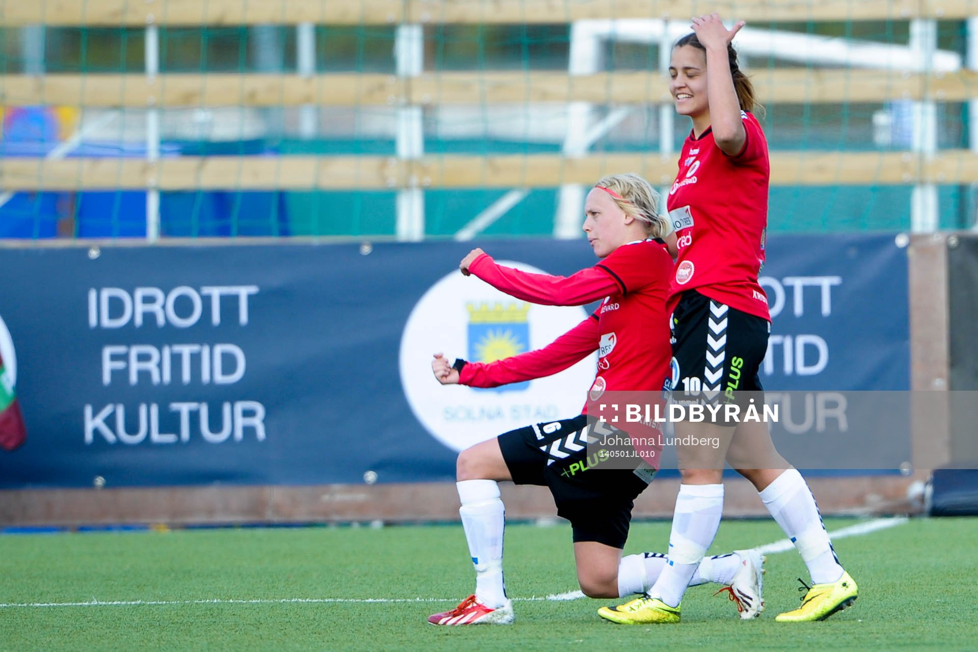 Kristianstads Linnea Liljegärd jublar