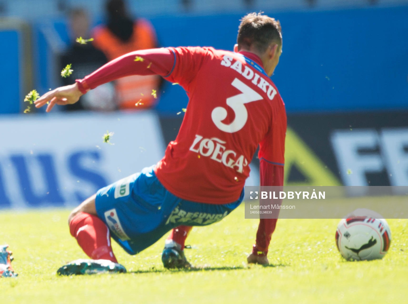 Helsingborgs Loret Sadiku i semifinalen i Svenska Cupen