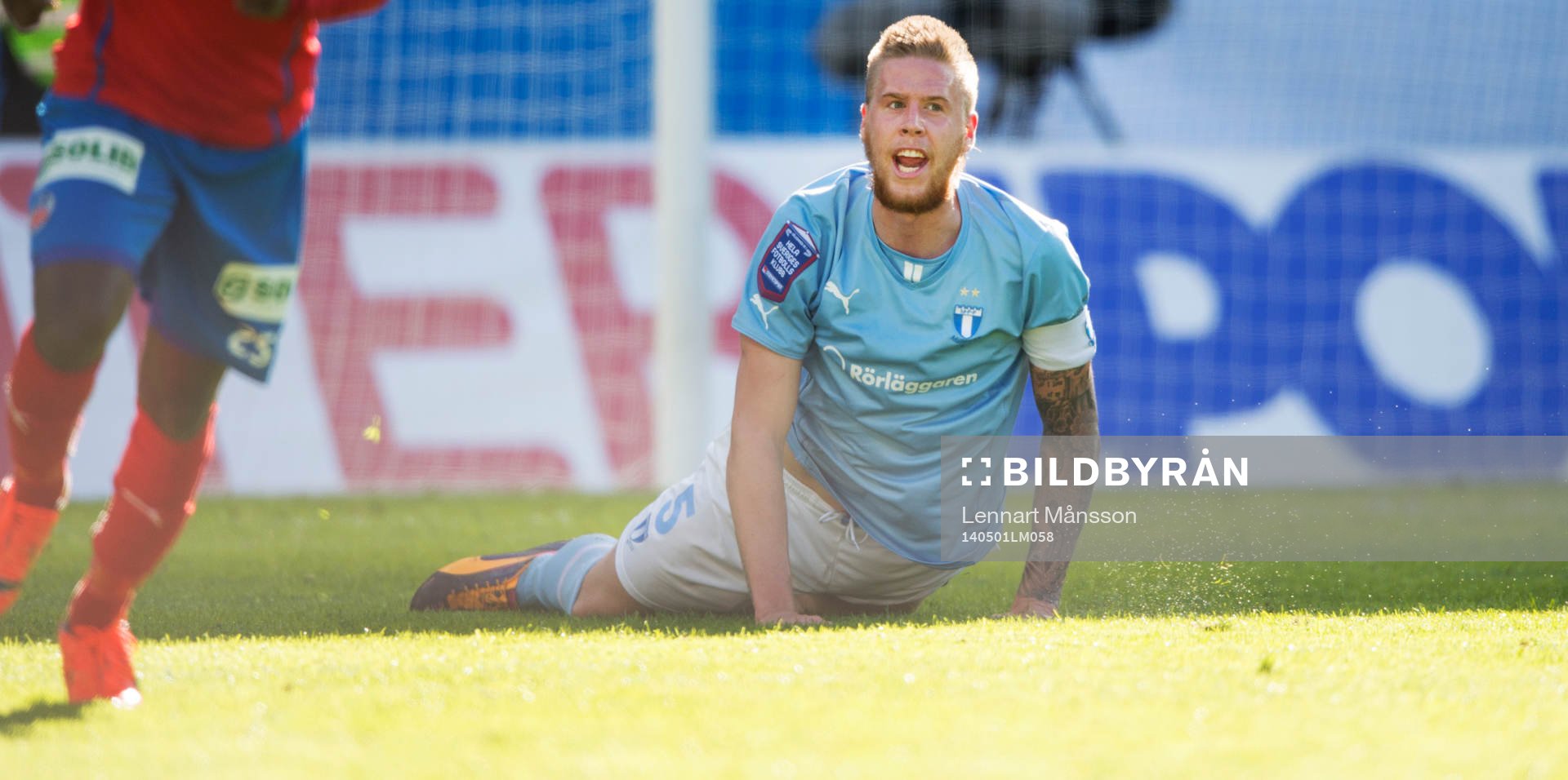 Malmös Pontus Jansson i semifinalen i Svenska Cupen mellan