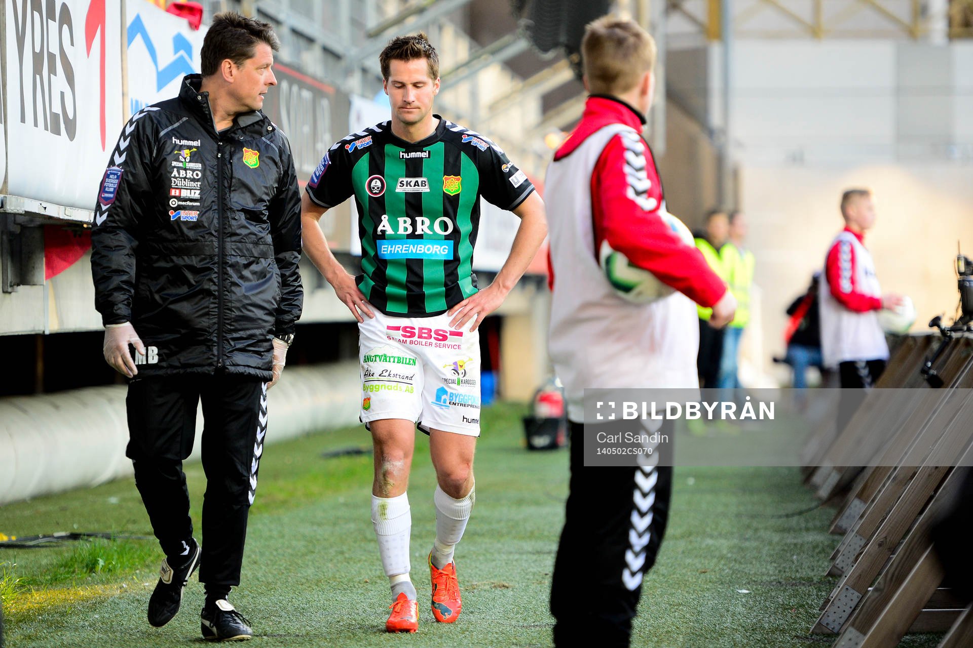 GAIS Gabriel Altemark Vanneryr utgår skadad