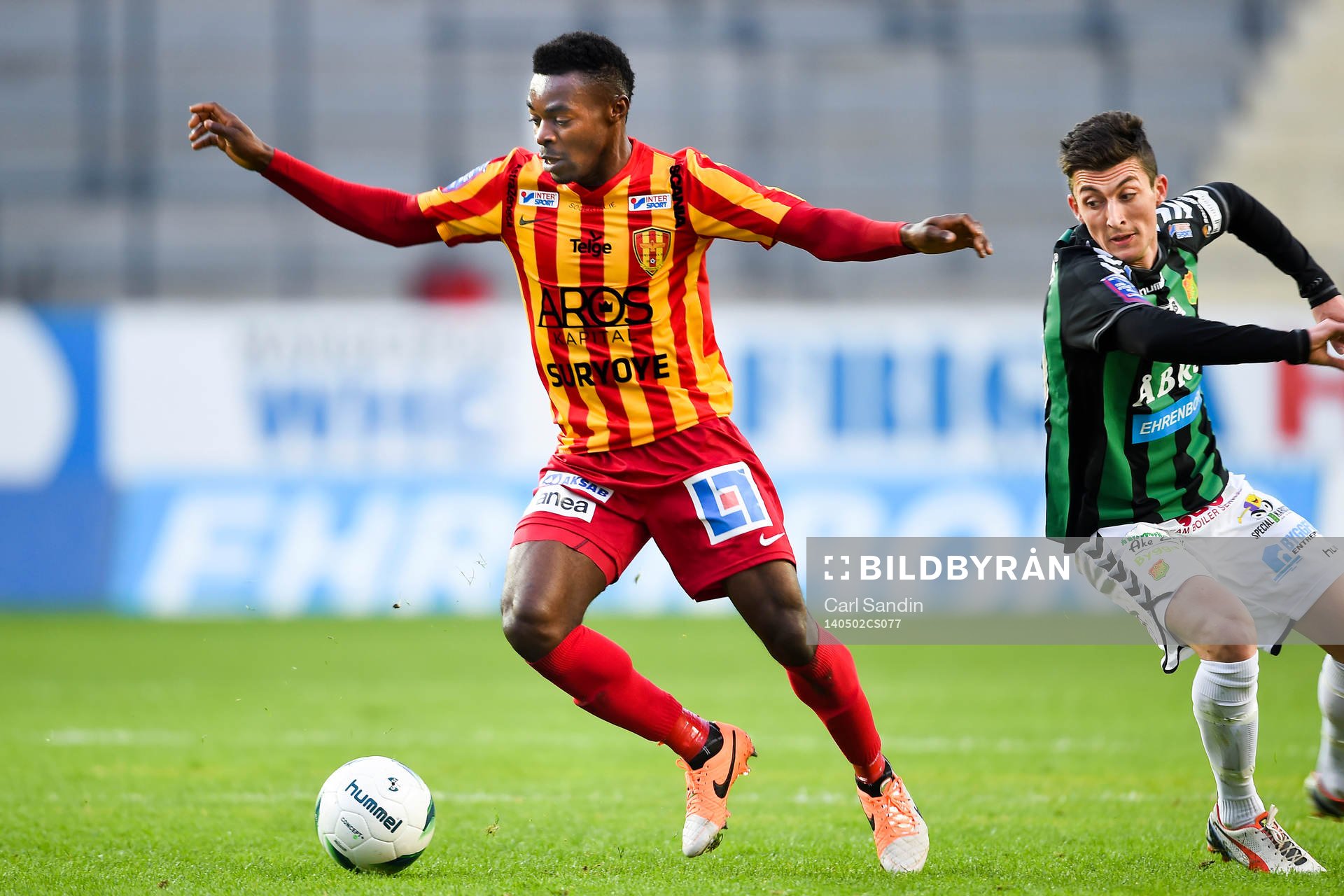 Syrianskas Success Chimankpa Nwosu och GAIS Petri Zhubi