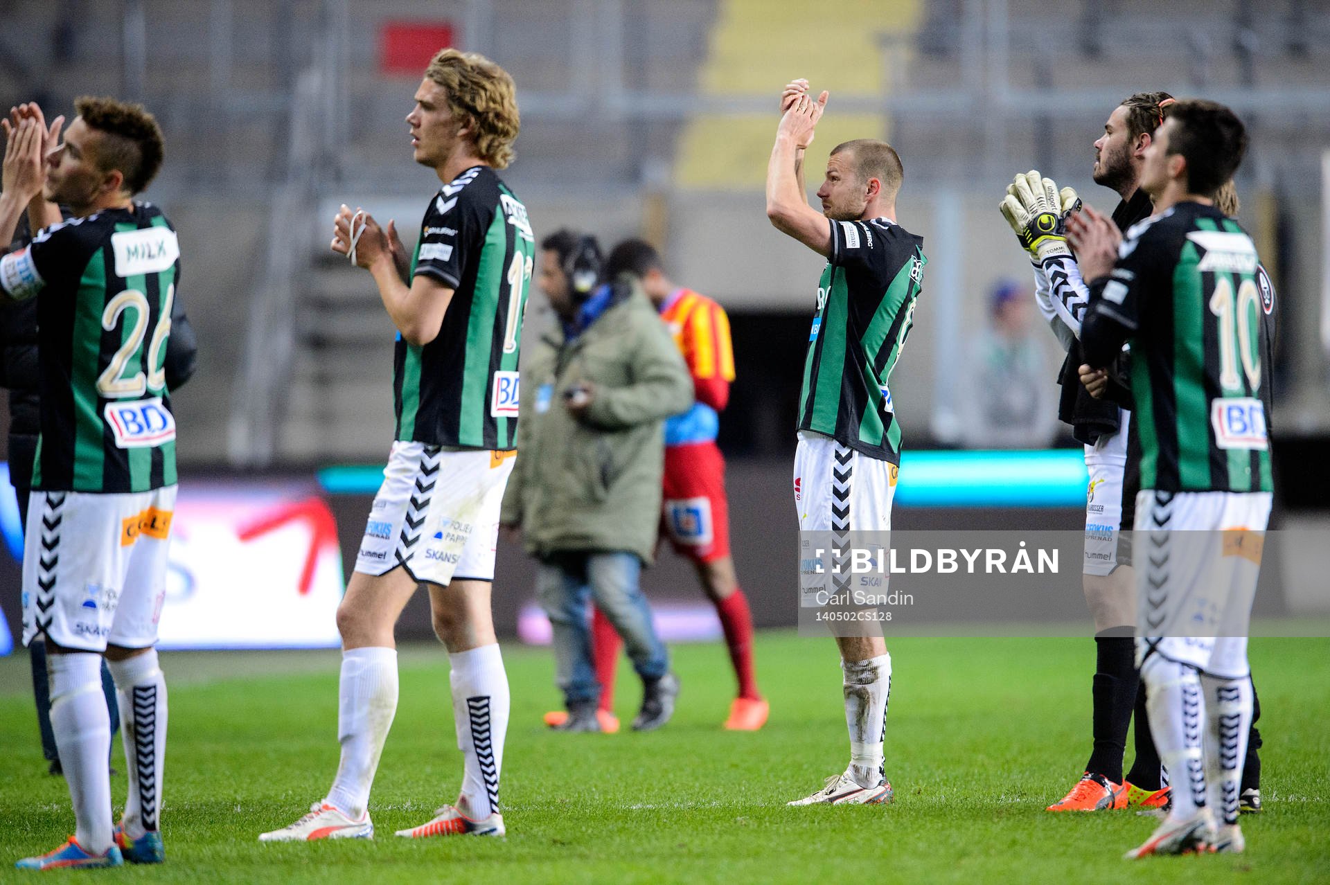 GAIS Joel Johansson tackar publiken