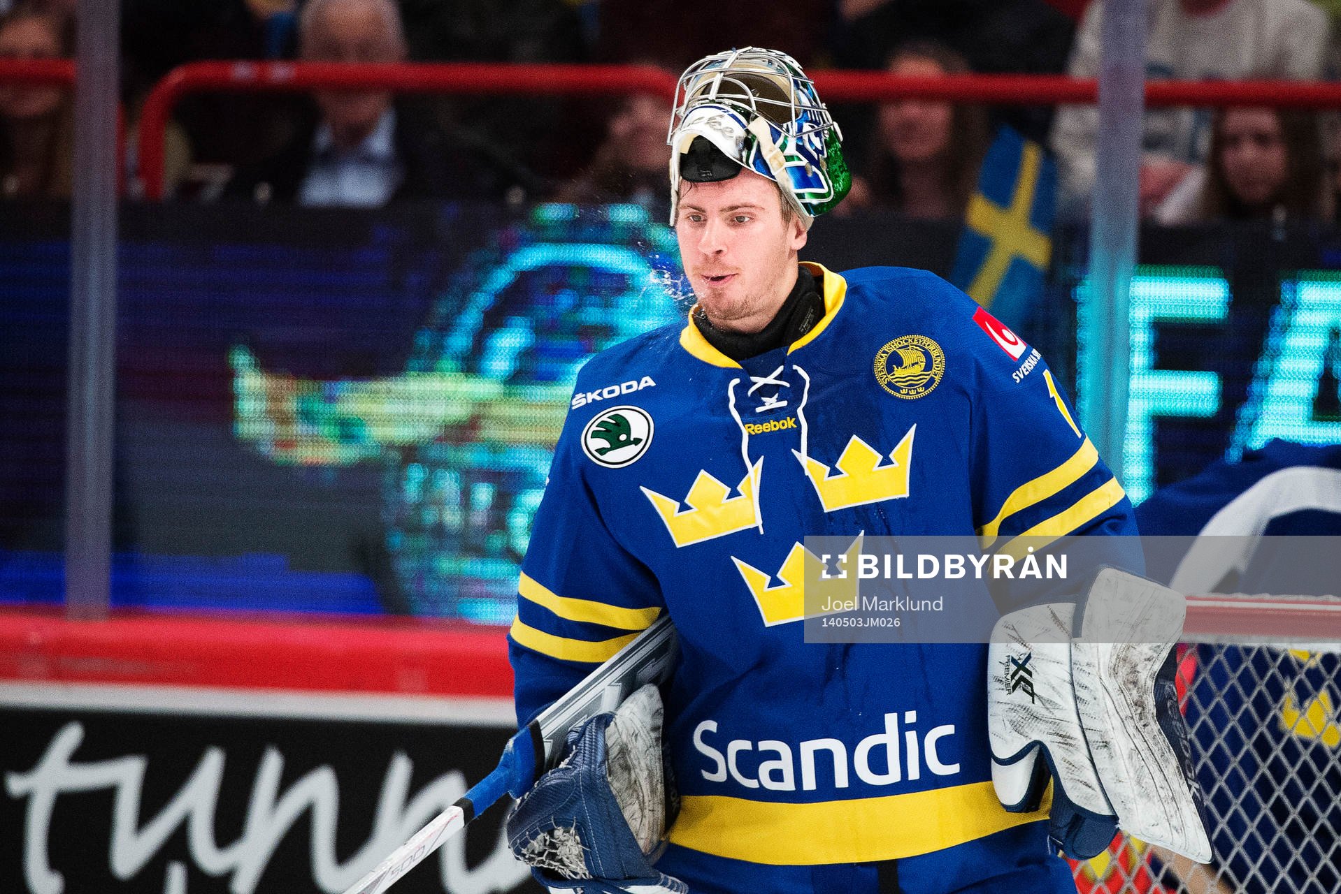 Sveriges målvakt Joacim Eriksson