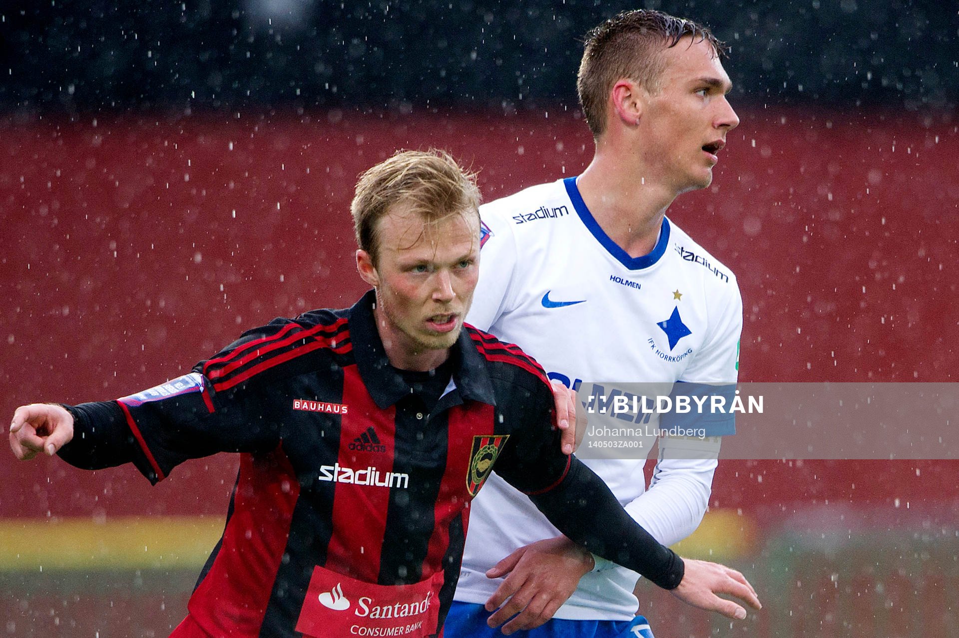 Brommapojkarnas Pontus Åsbrink mot Norrköpings Linus
