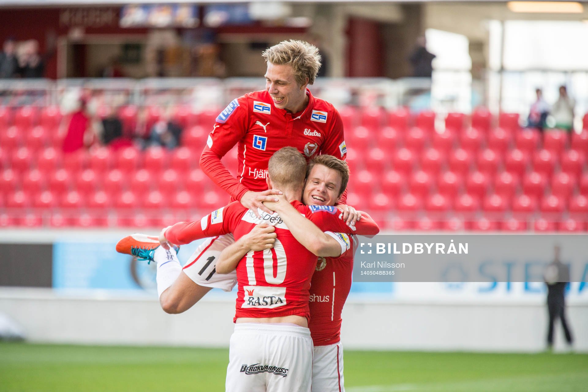 Kalmars Måns Söderqvist Kalmars Jonathan Ring och Kalmars