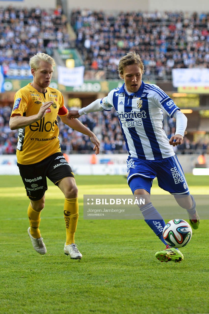 IFK Göteborgs Ludwig Augustinsson och Elfsborgs Johan