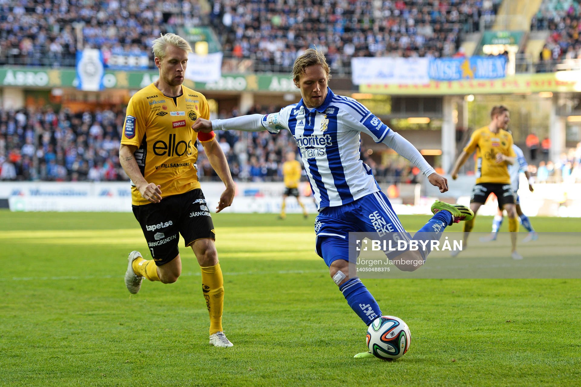 IFK Göteborgs Ludwig Augustinsson och Elfsborgs Johan
