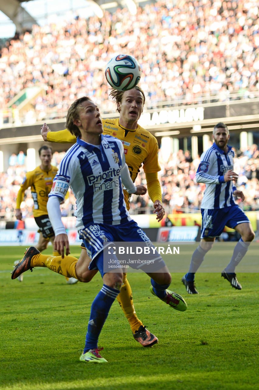 IFK Göteborgs Ludwig Augustinsson och Elfsborgs Viktor