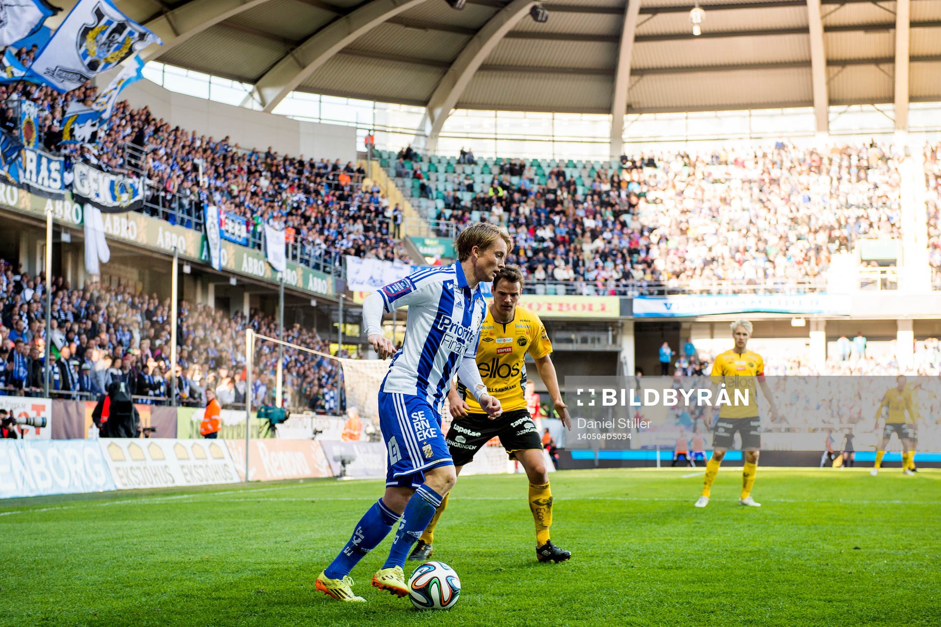 IFK Göteborgs Sam Larsson och Elfsborgs Henning Hauger