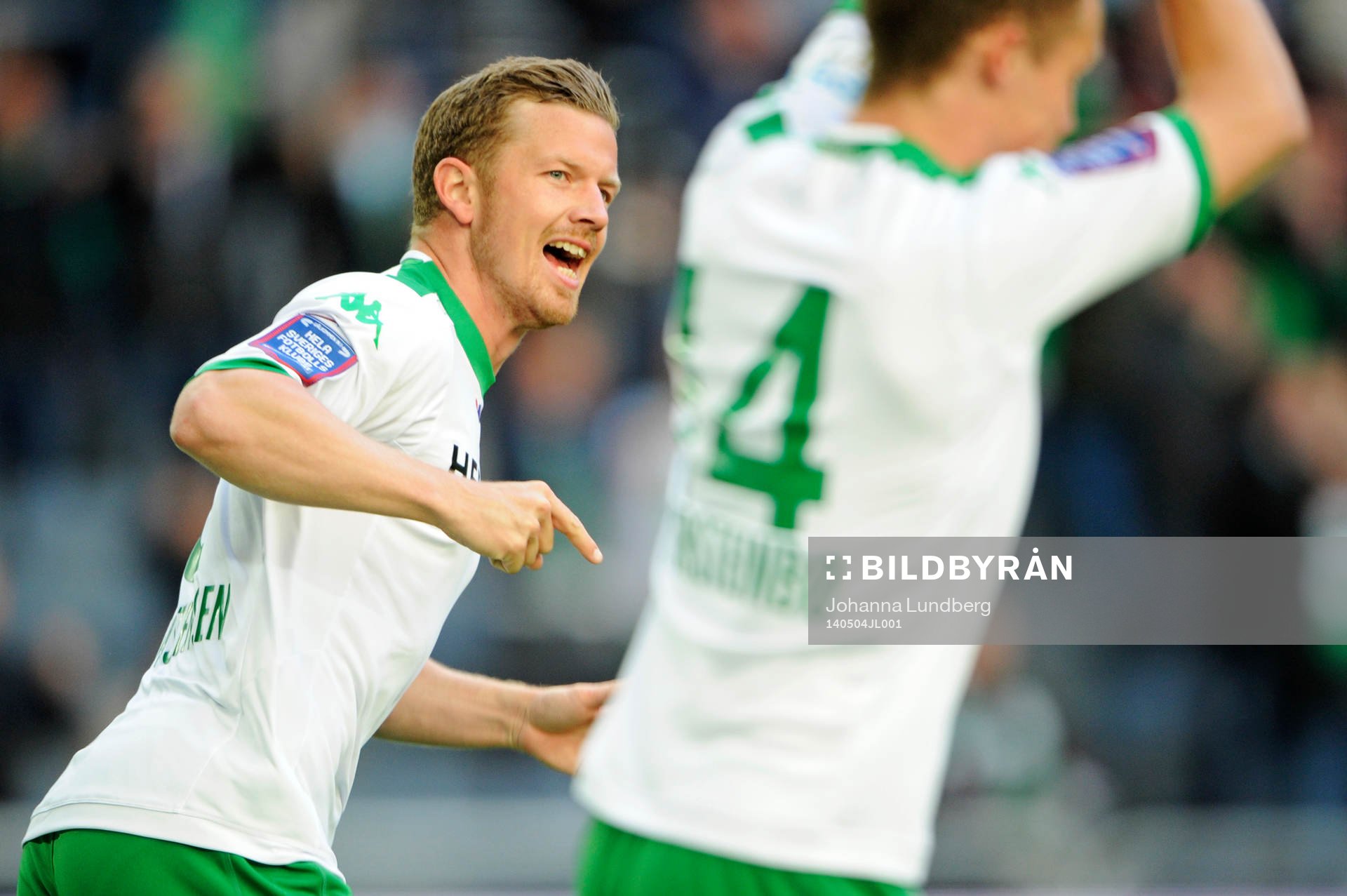 Hammarbys Thomas Guldborg Christensen jublar