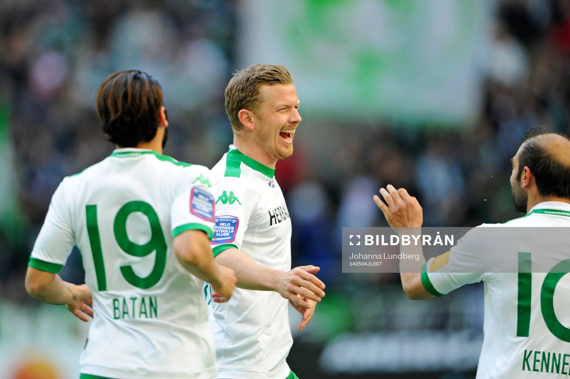 Hammarbys Thomas Guldborg Christensen jublar