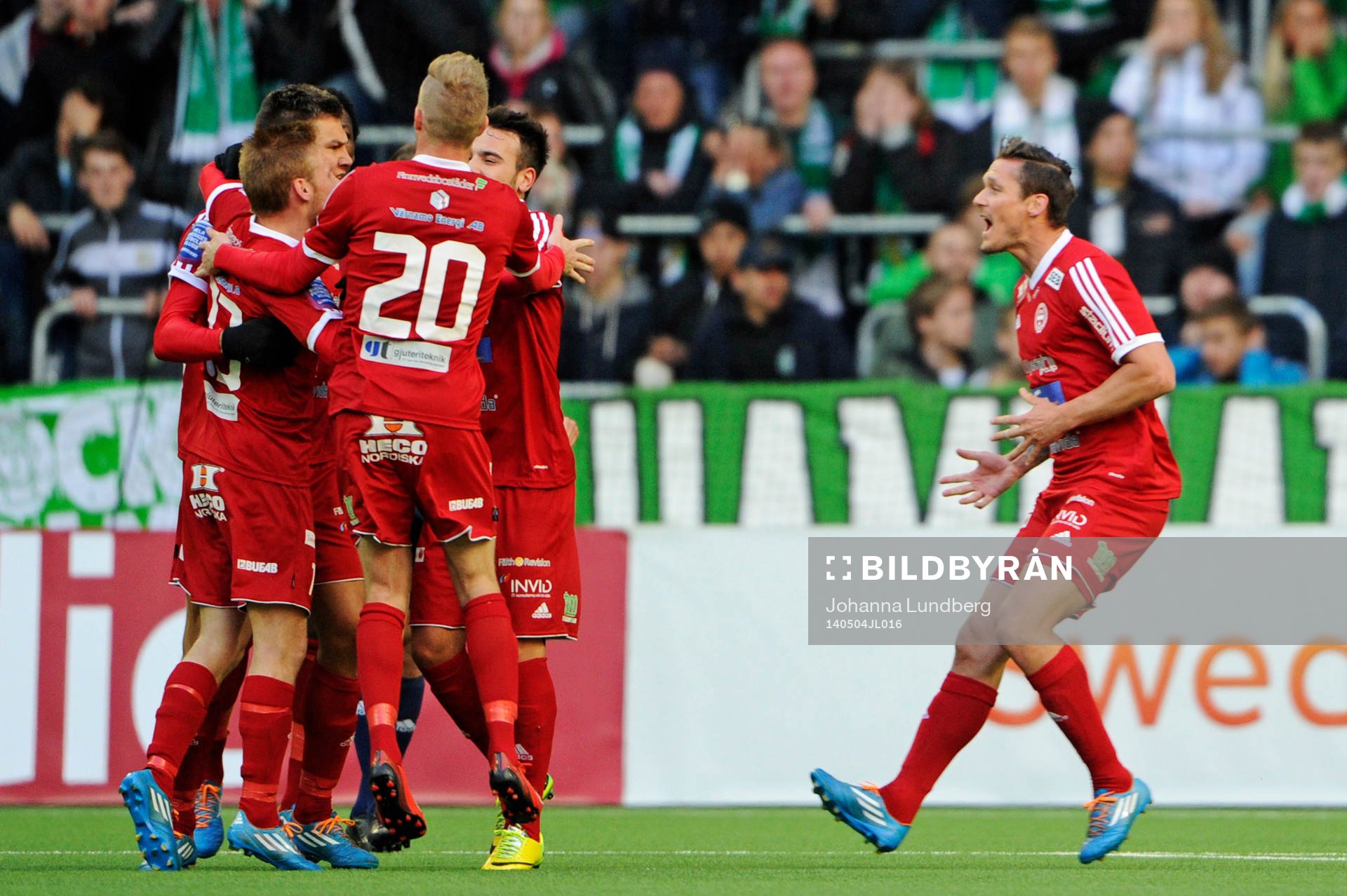 Värnamos Martin Claesson jublar