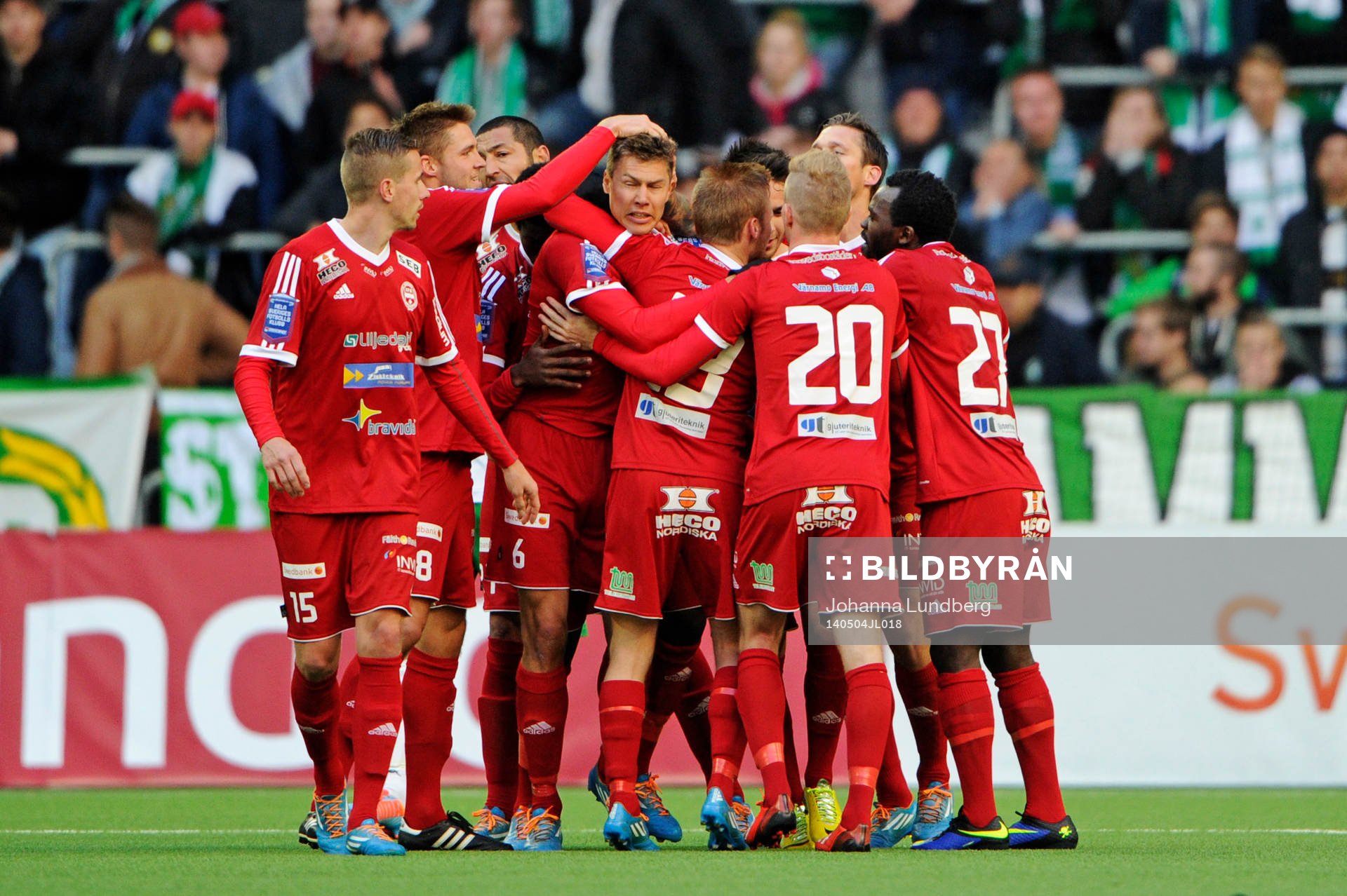 Värnamos Martin Claesson jublar
