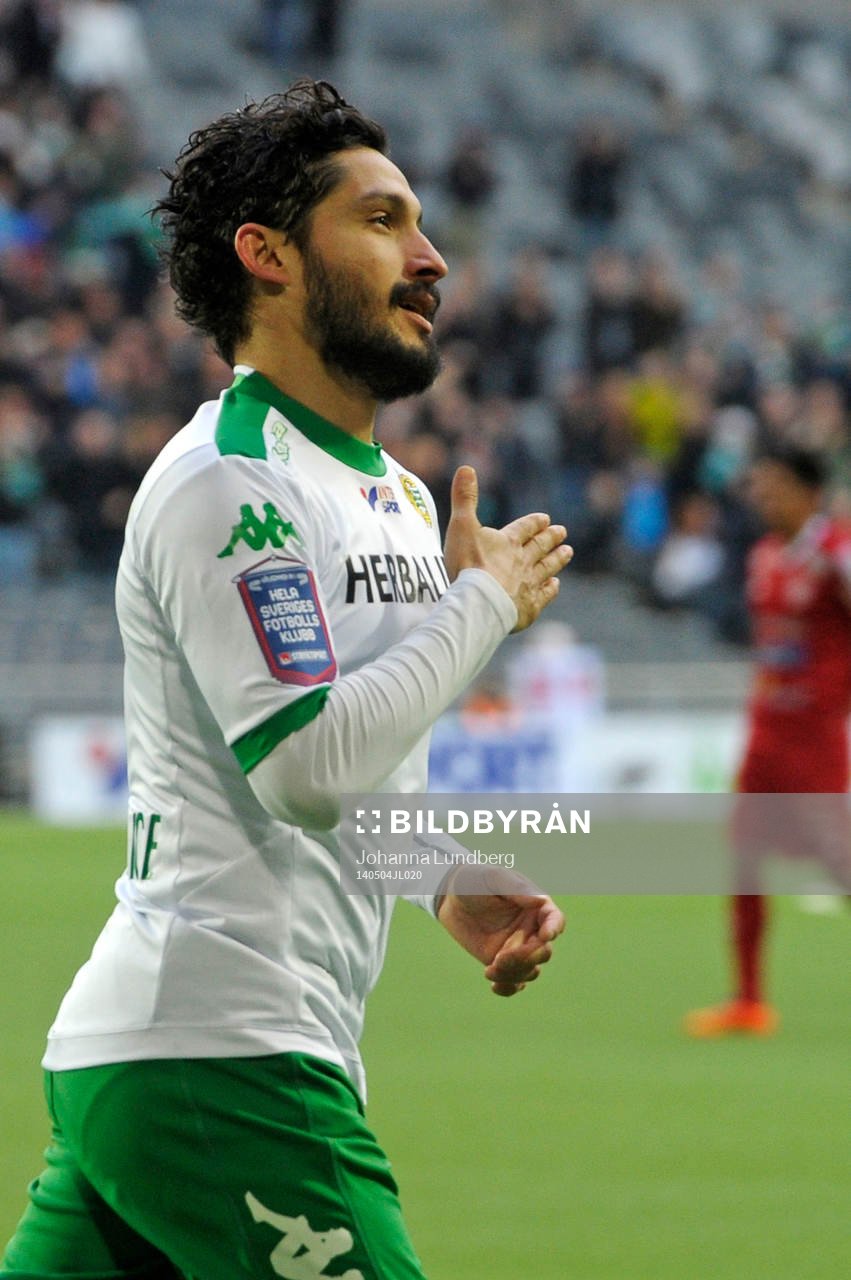 Hammarbys Pablo Piñones-Arce jublar