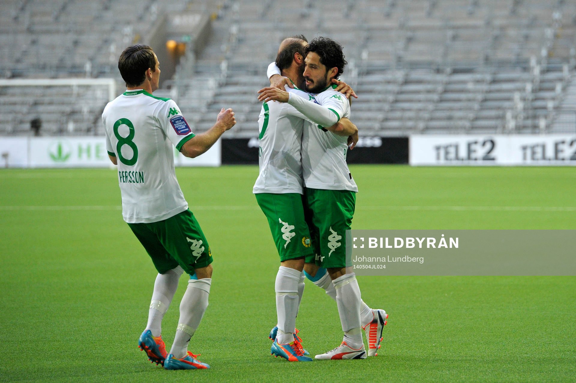 Hammarbys Pablo Piñones-Arce jublar