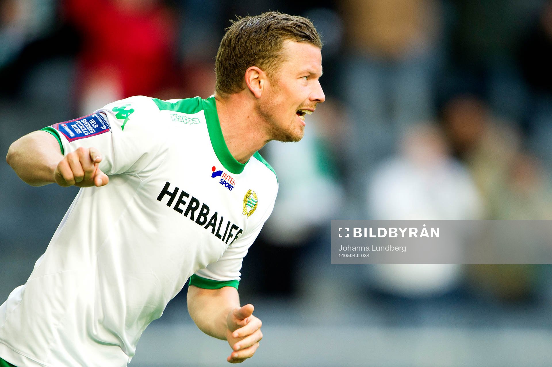 Hammarbys Thomas Guldborg Christensen  jublar