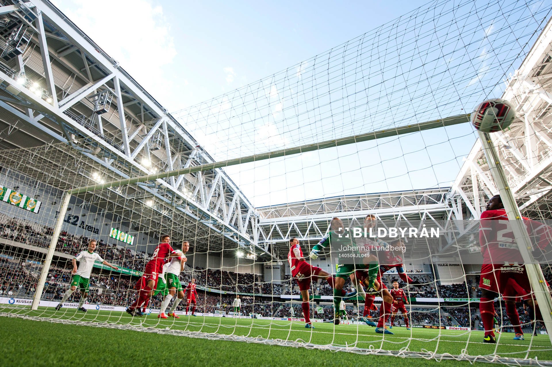 Hammarbys Thomas Guldborg Christensen gör 1-0