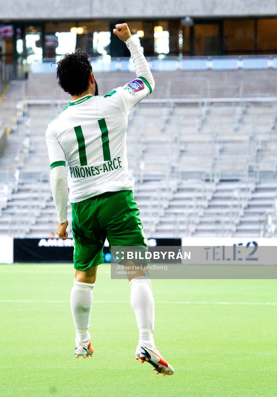 Hammarbys Pablo Piñones-Arce  jublar