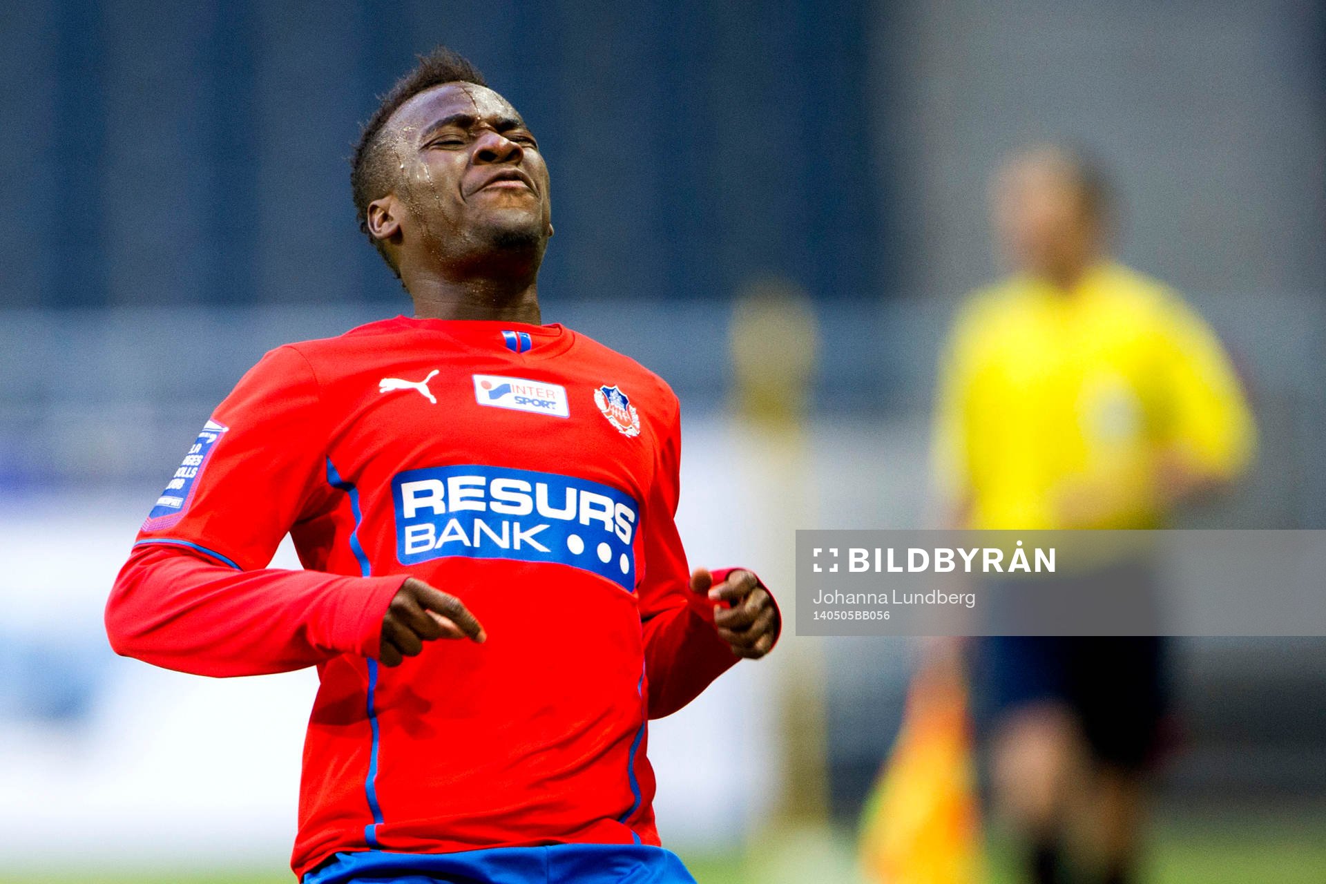 Helsingborgs David Accam deppar