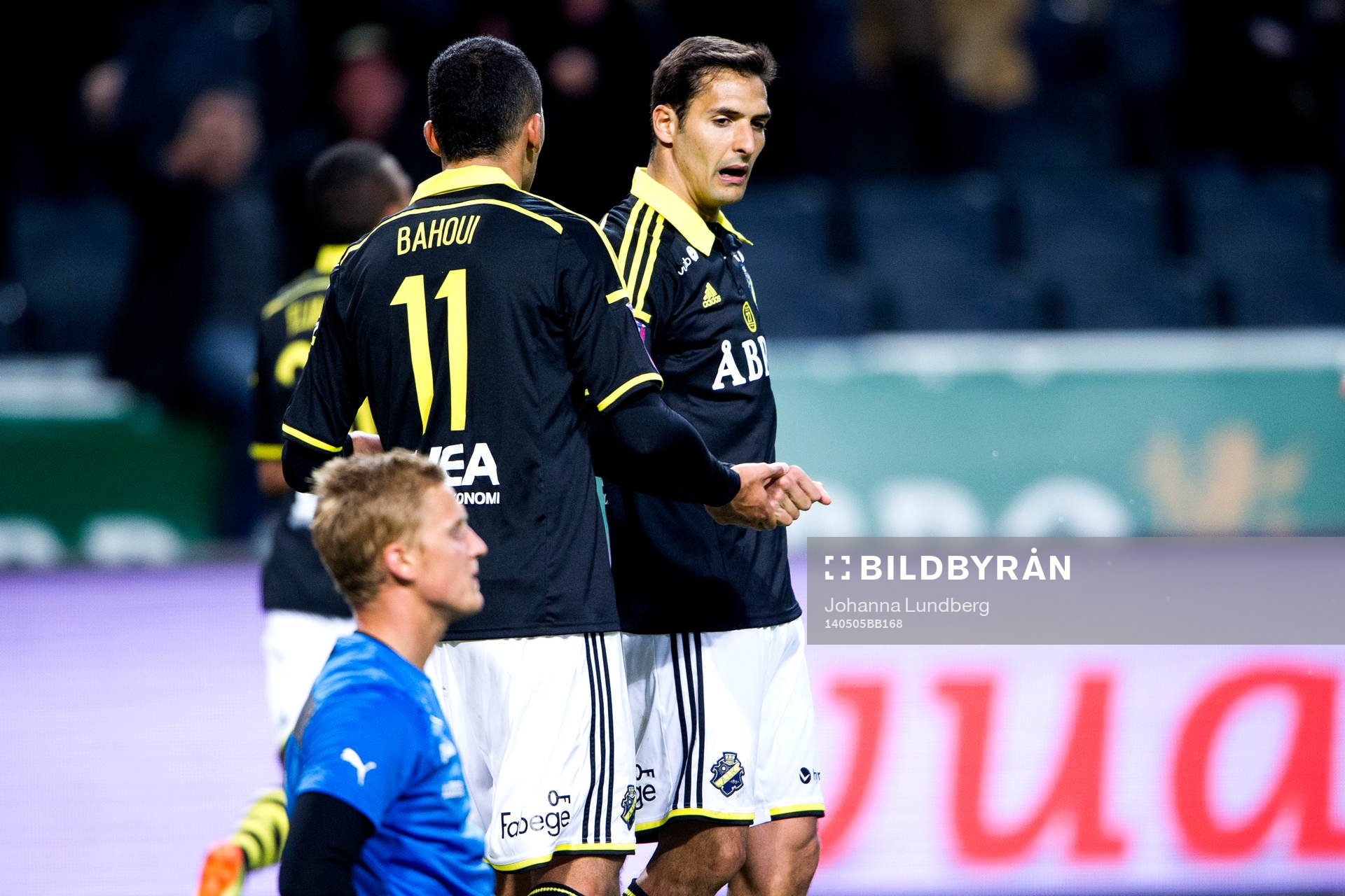 s Celso Borges jublar framför Helsingborgs målvatk Pär
