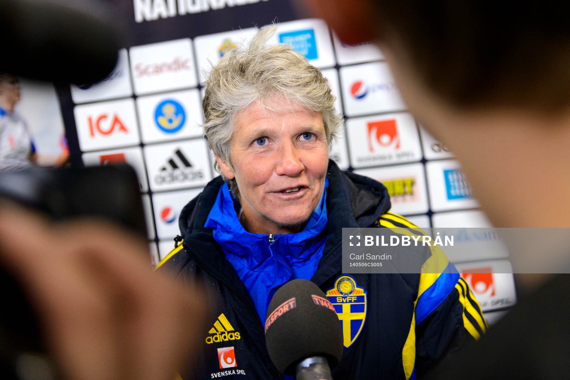 Sveriges förbundskapten Pia Sundhage