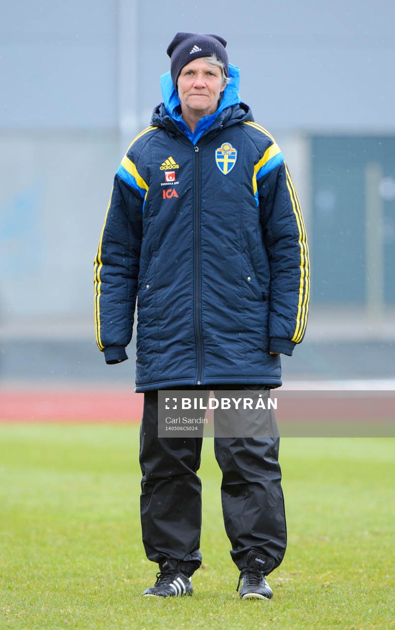 Sveriges förbundskapten Pia Sundhage