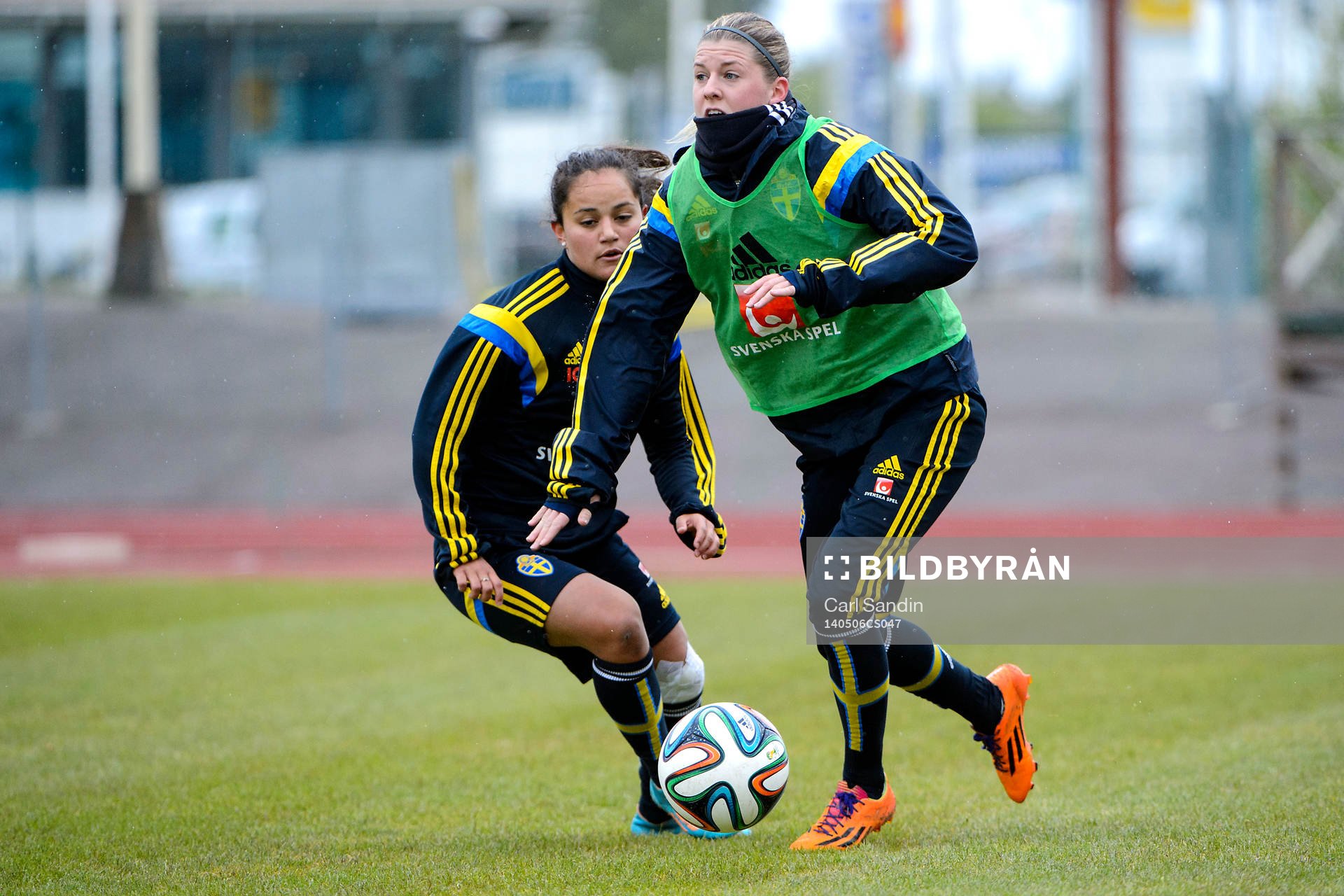 Sveriges Malin Diaz och Olivia Schough