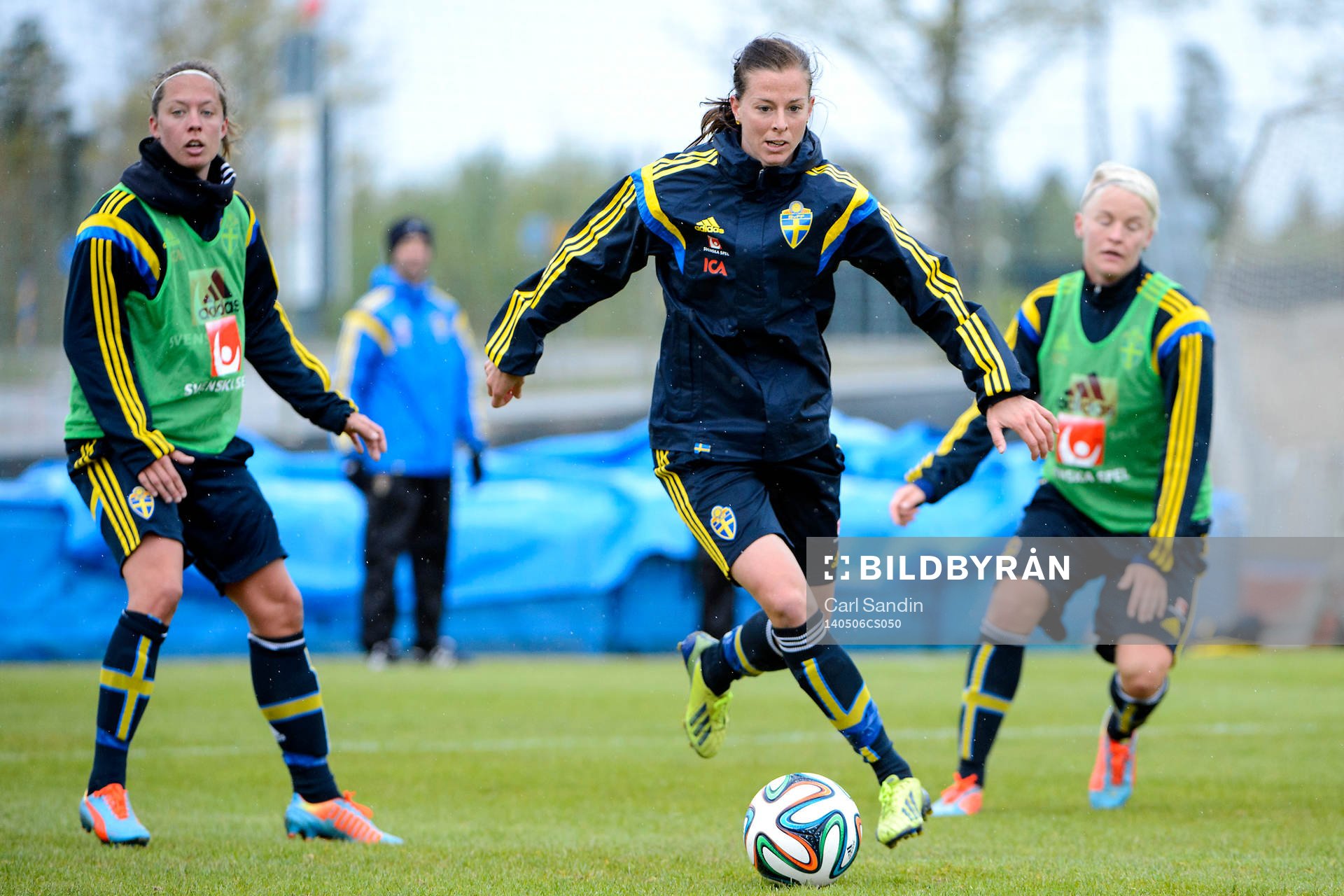  Sveriges Lina Nilsson och Lotta Schelin