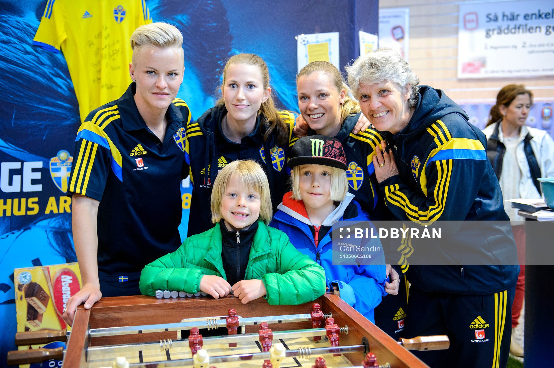 Sveriges Nilla Fischer, Emma Berglund, Sara Thunebro och