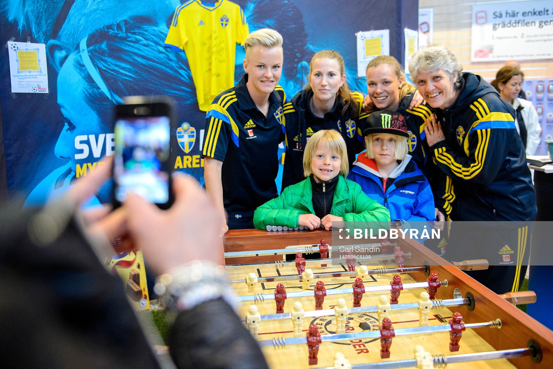 Sveriges Nilla Fischer, Emma Berglund, Sara Thunebro och