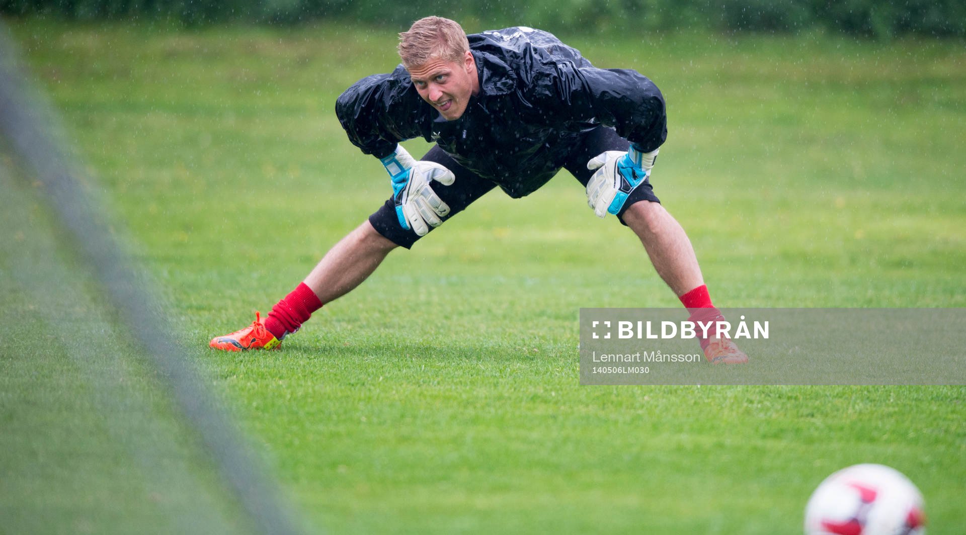 Helsingborgs Pär Hansson vid Helsingborgs träning
