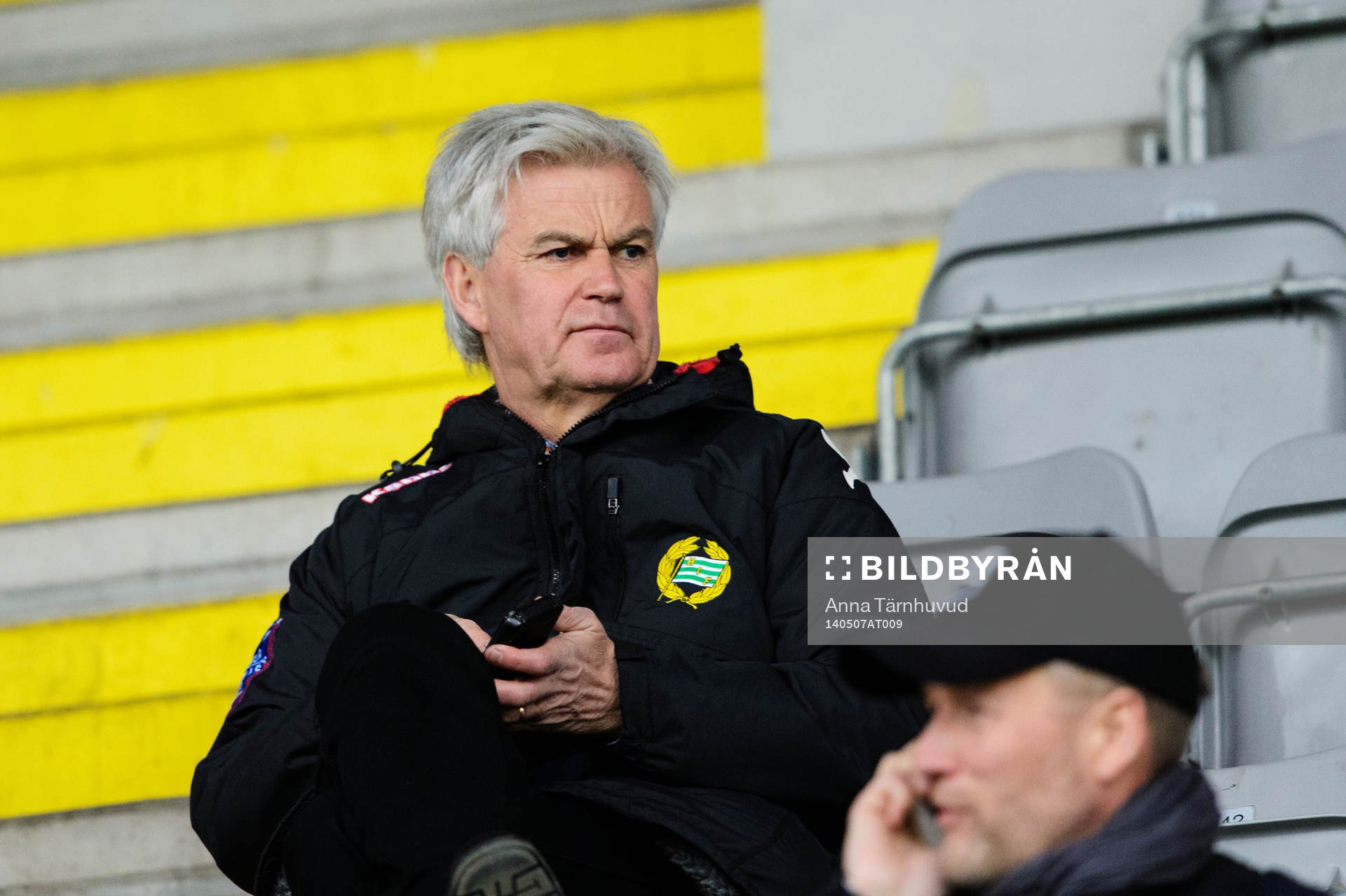 Nanne Bergstrand på läktaren