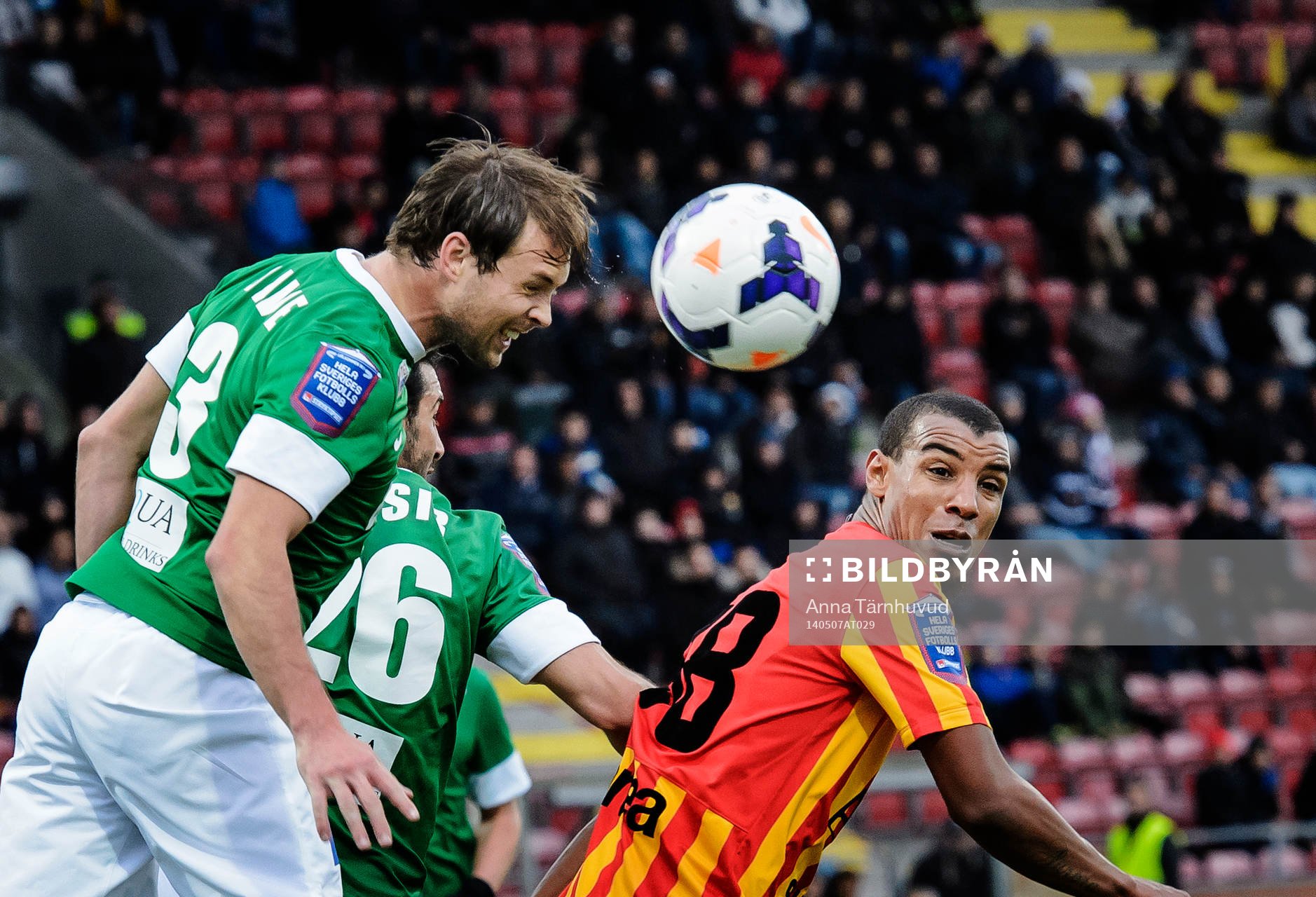 Jönköpings Tom Siwe och Syrianskas Gerlem William De