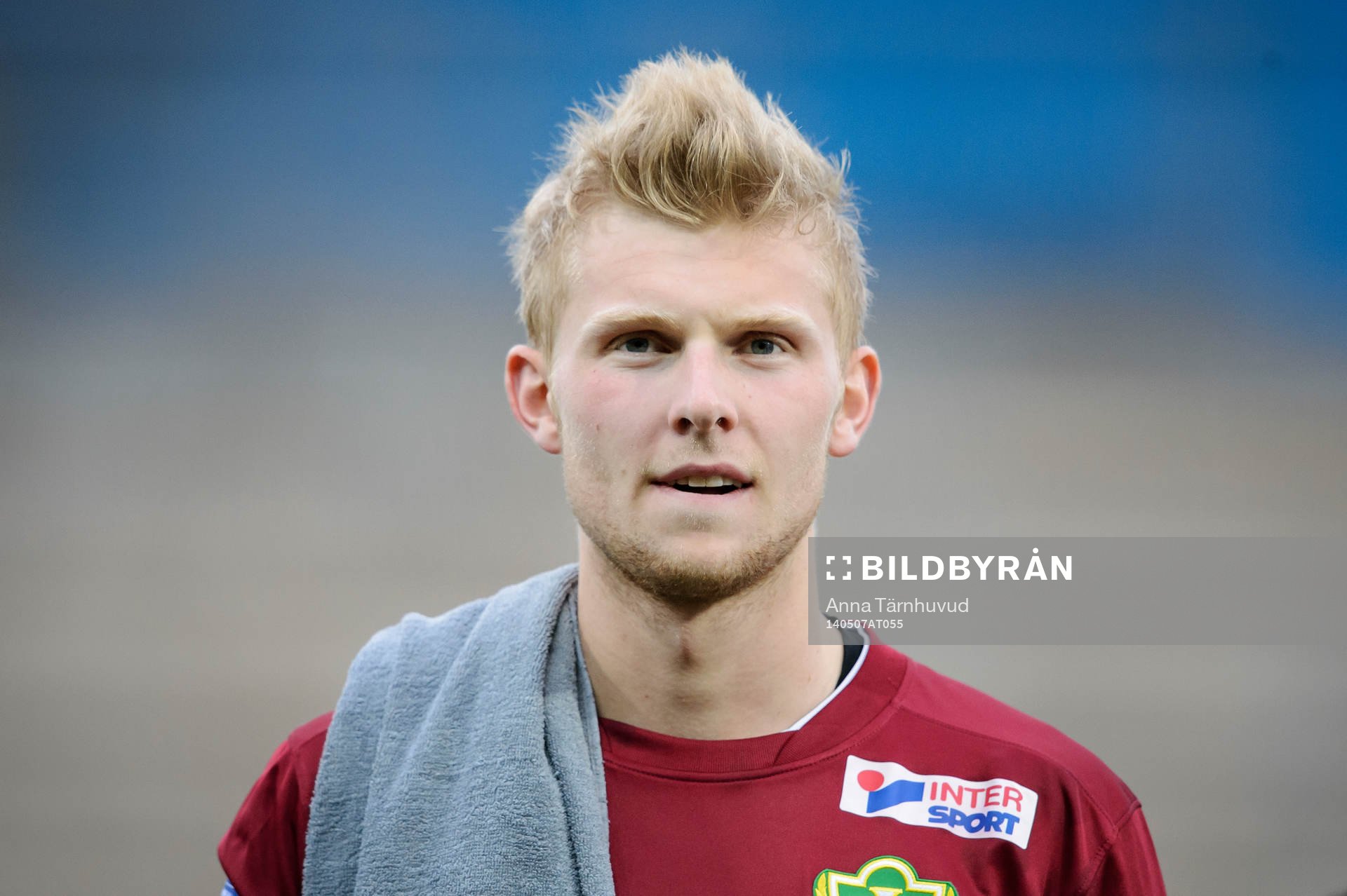 Porträtt på Jönköpings målvakt Anton Cajtoft