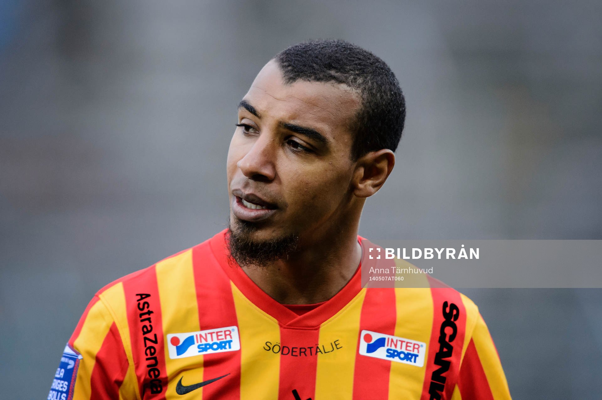 Porträtt på Syrianskas Gerlem William De Jesus Almeida