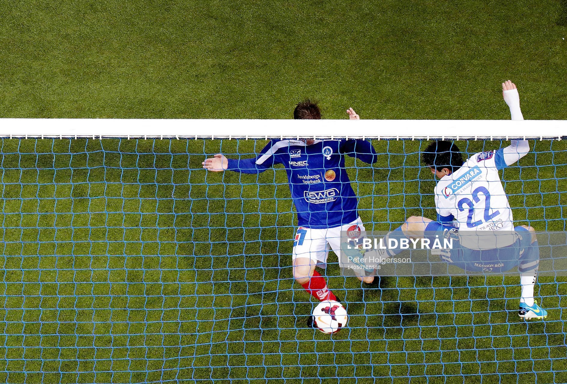 Mål 0-1 av Åtvidabergs Victor Sköld förbi Norrköpings