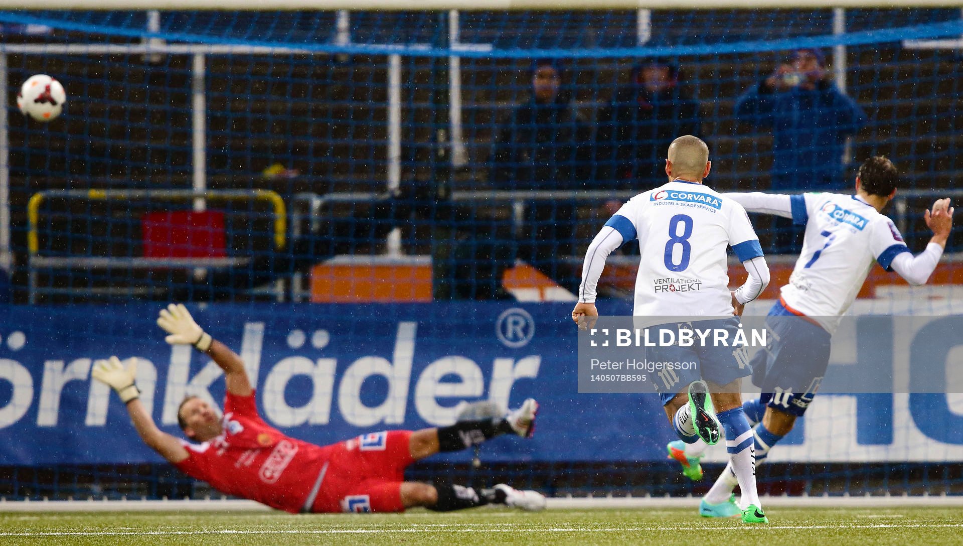 Mål 1-1 på straff slagen av Norrköpings Lars Christian