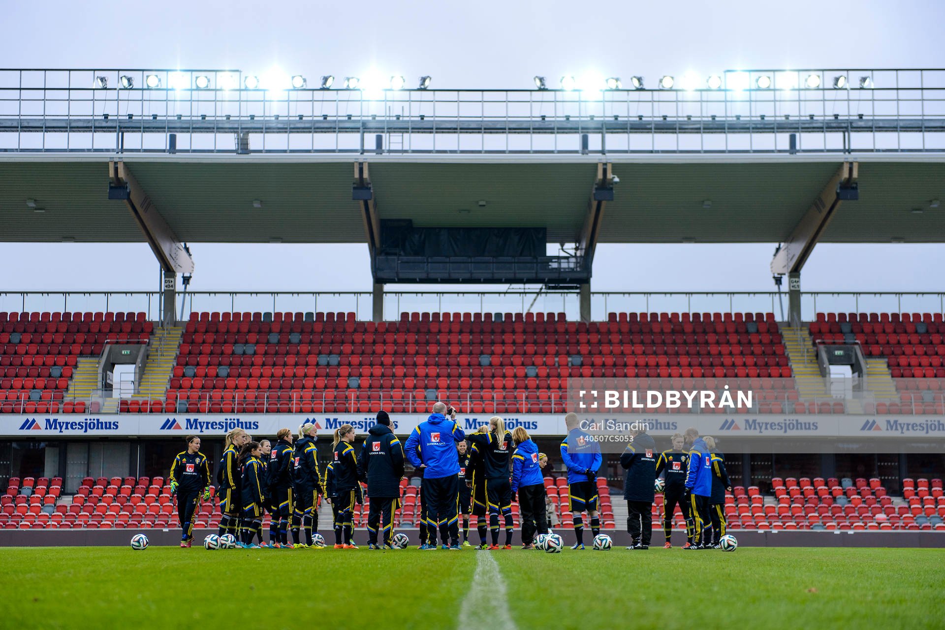 Laget har genomgång på Myresjöhus Arena