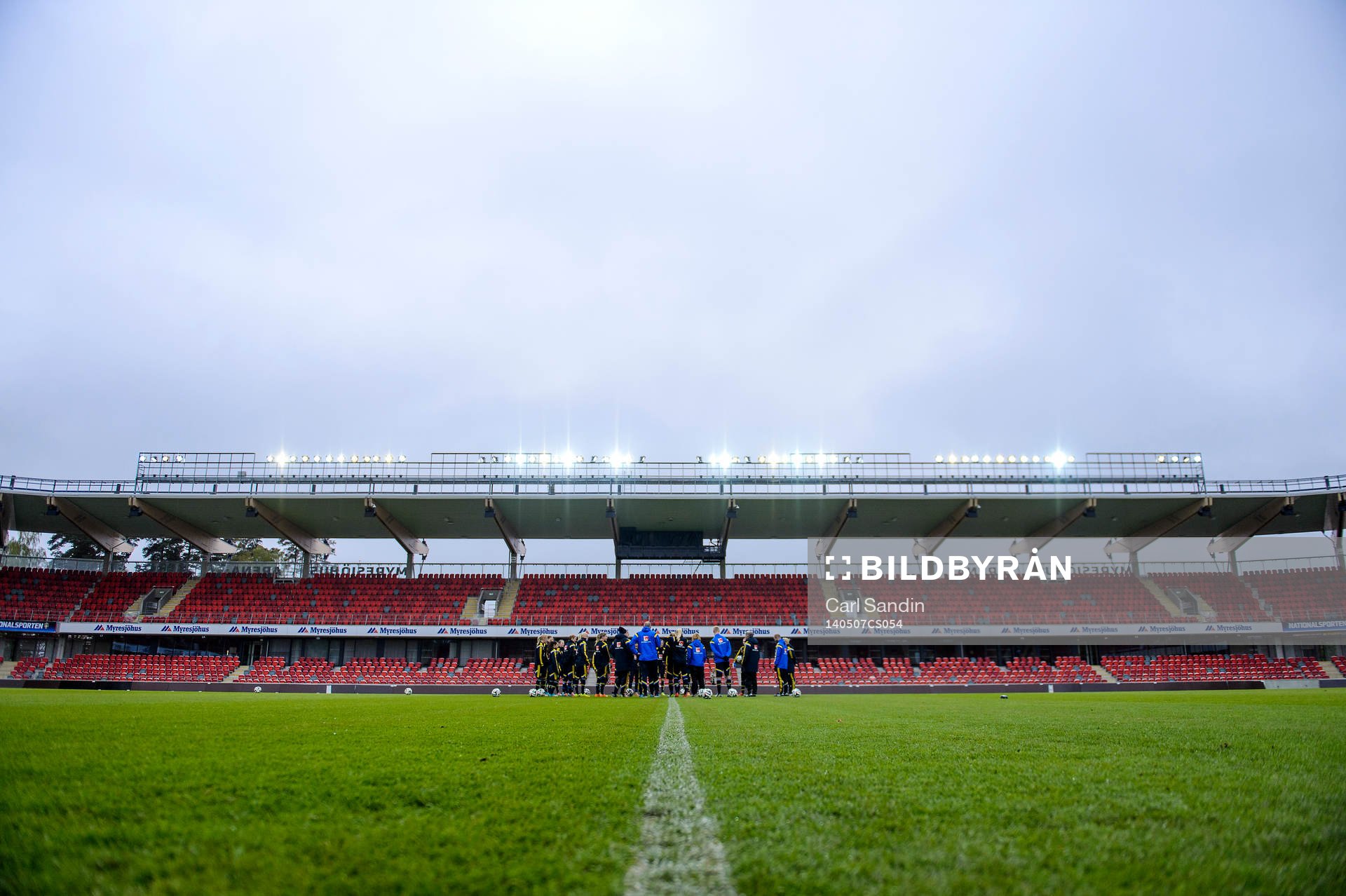 Laget har genomgång på Myresjöhus Arena