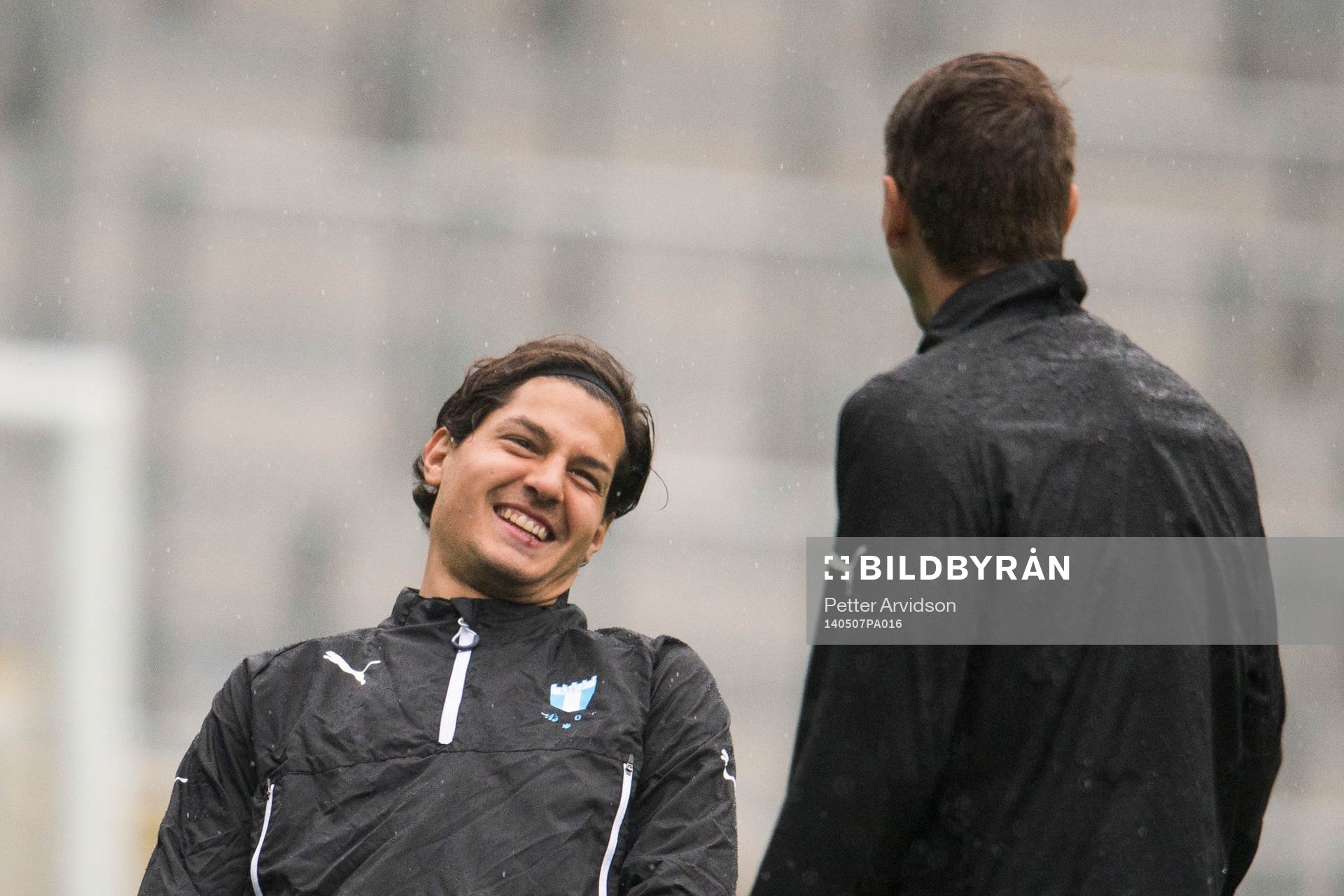 Malmö FFs Miiko Albornoz är glad
