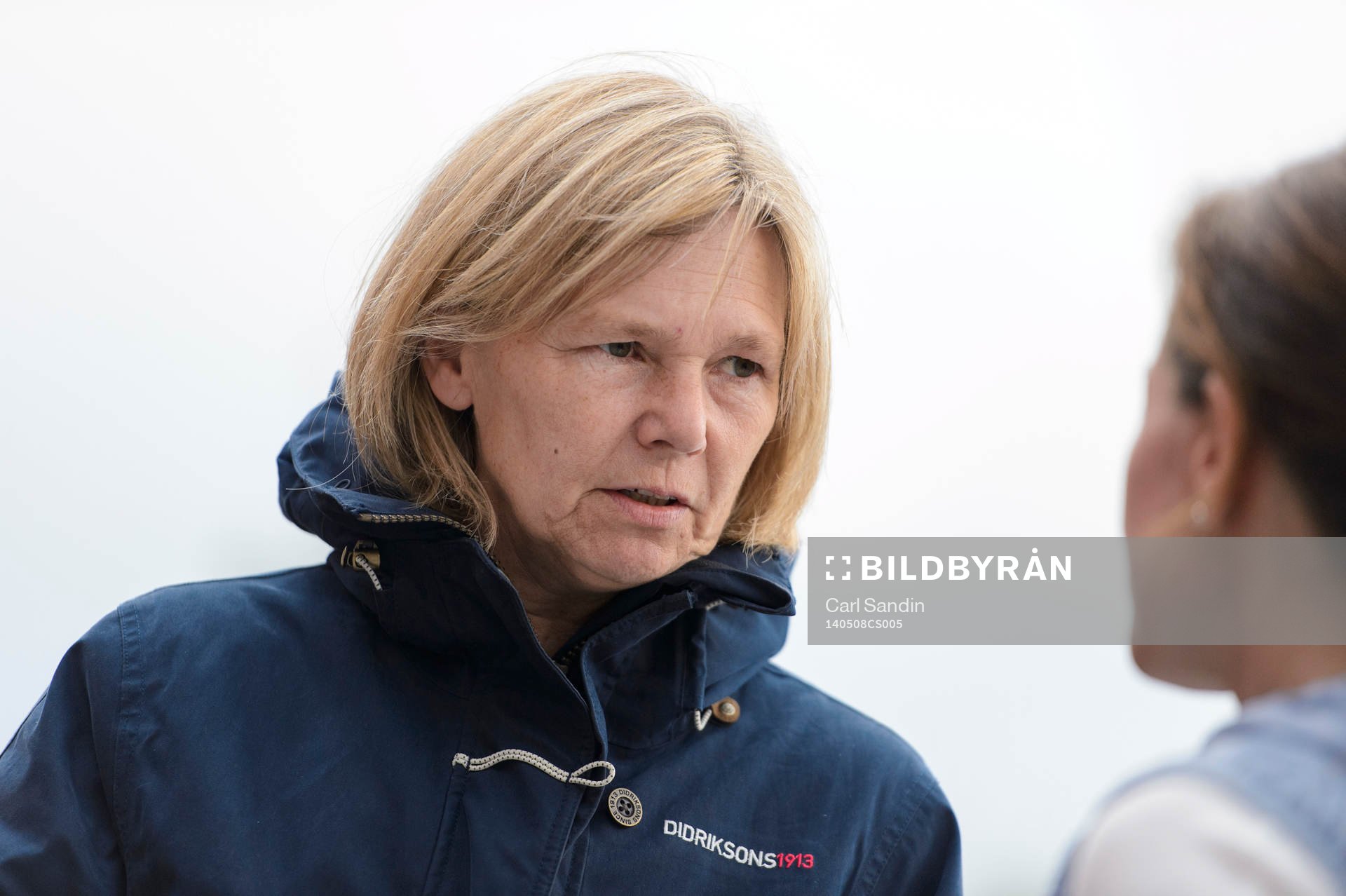Skottlands förbundskapten Anna Signeul innan