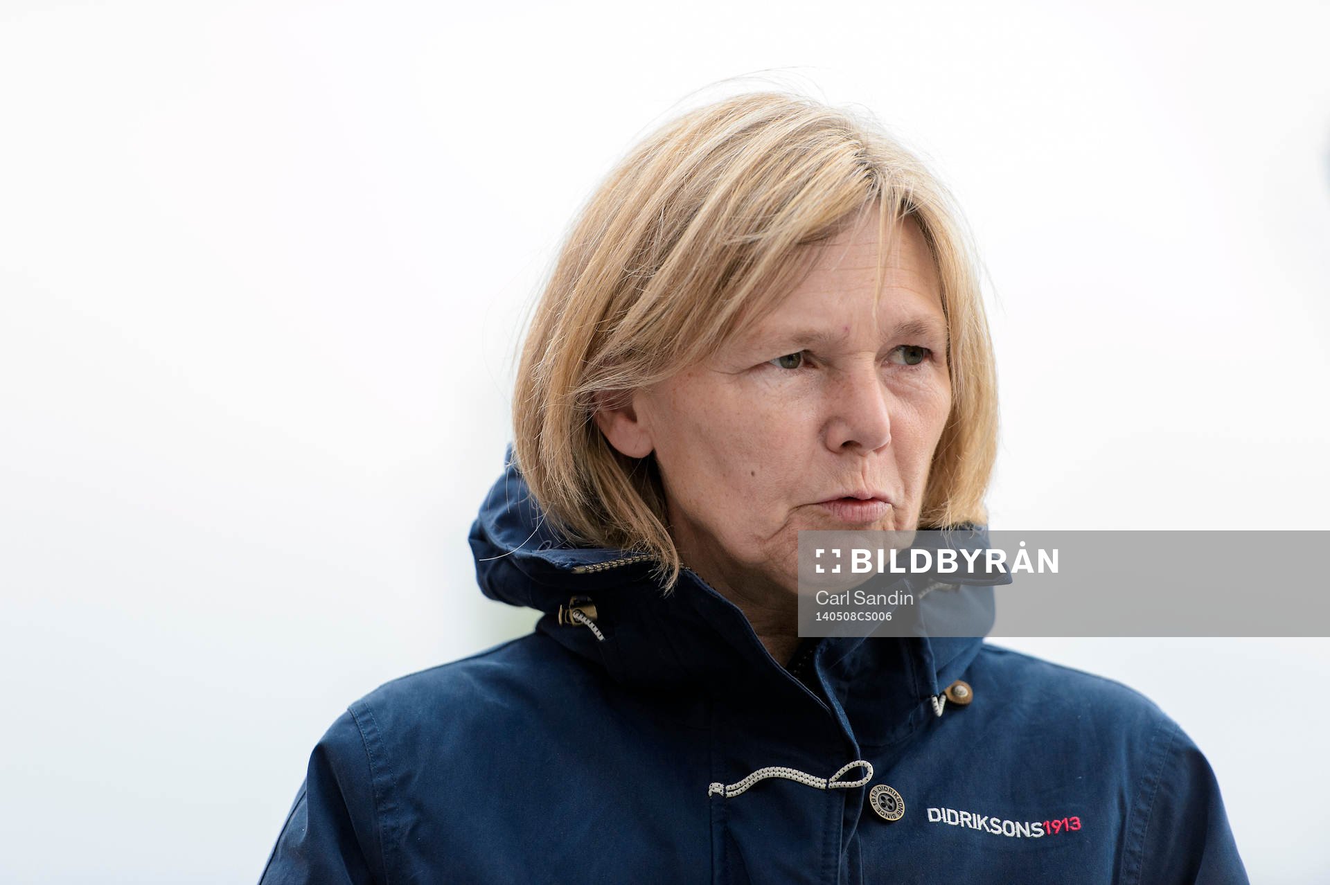 Skottlands förbundskapten Anna Signeul innan