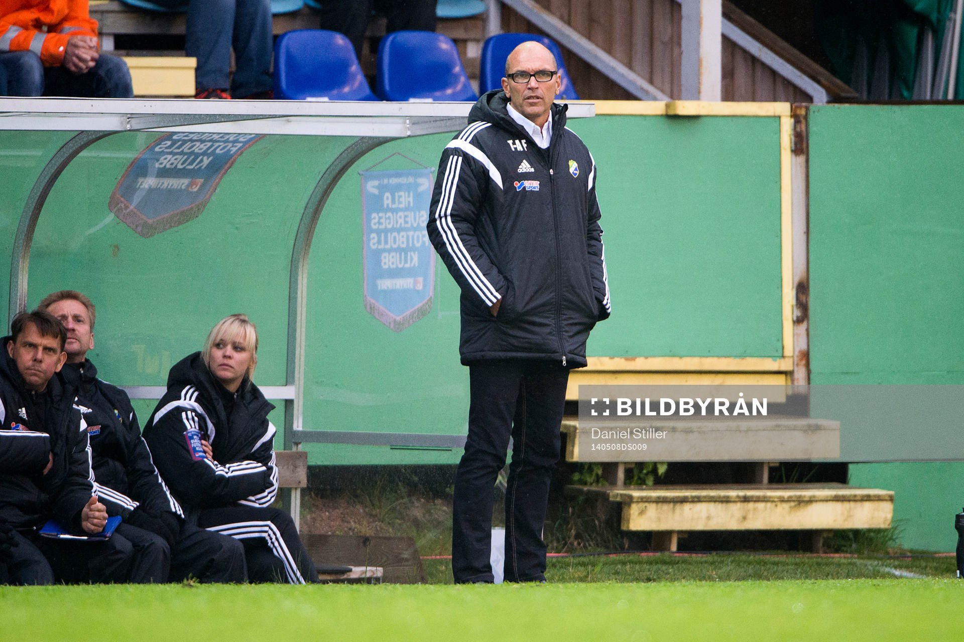 under fotbollsmatchen i Superettan mellan Ljungskile och