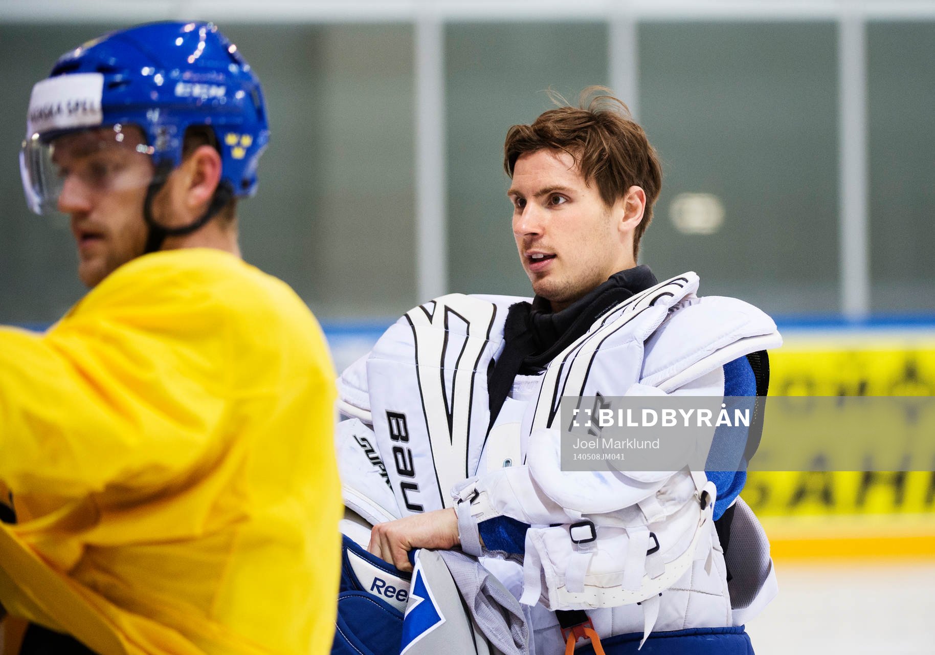 Målvakten Joacim Eriksson och andra spelare i laget fick