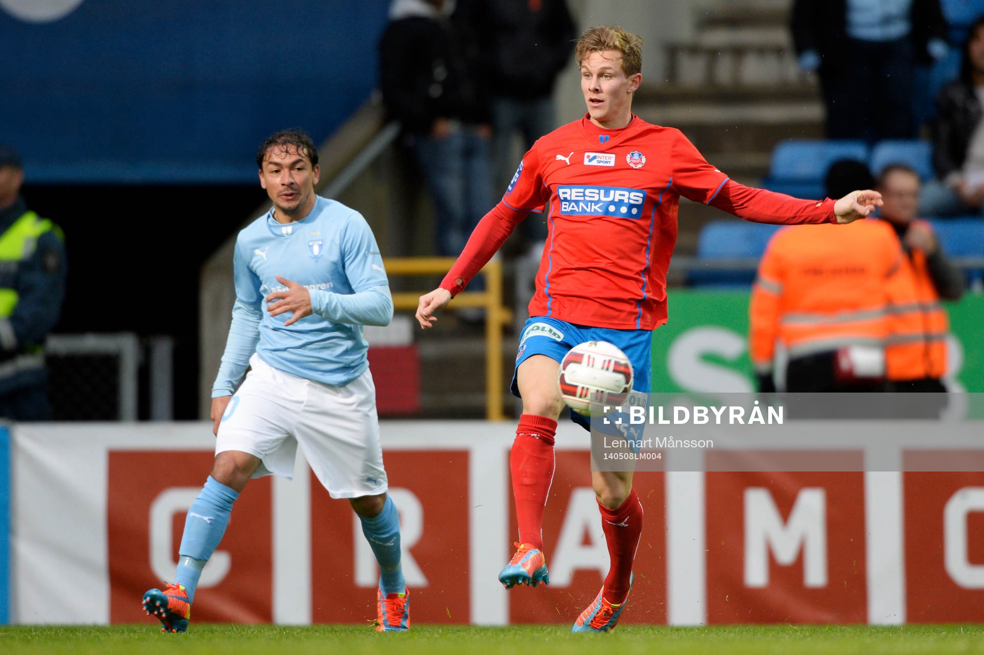 Helsingborgs Alexander Achinioti Jönsson i matchen i